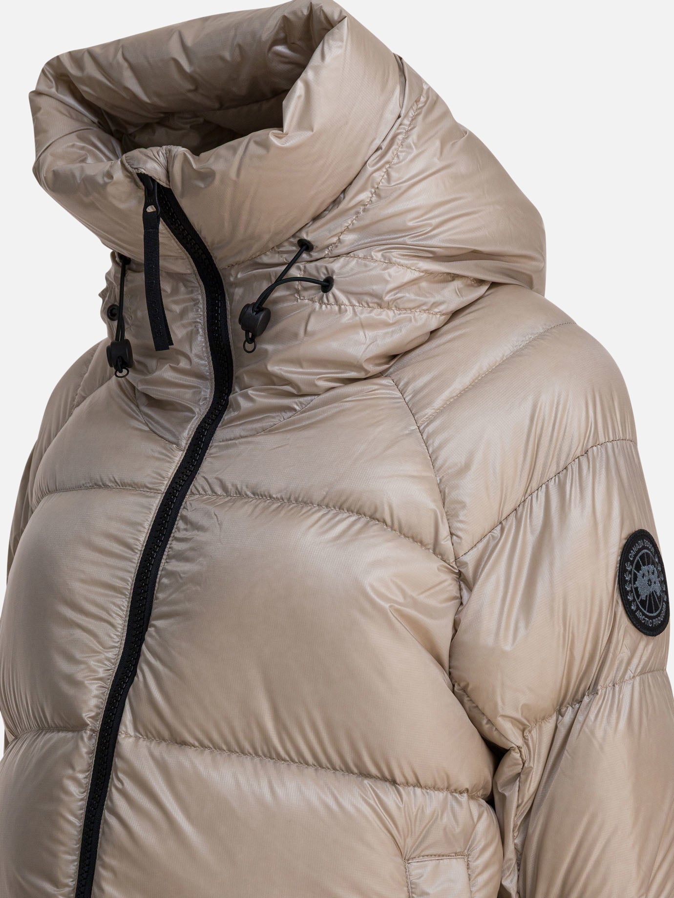 Piumini corti Logo  Beige - Canada Goose Donna | PDP | VIETTI Online Store | Zoom-Modal_4
