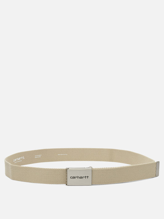 Carhartt WIP "Clip Chrome" Belt 27381627_UNI Beige 1