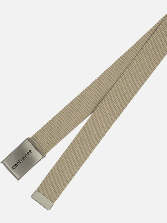 Carhartt WIP "Clip Chrome" Belt 27381627_UNI Beige 2