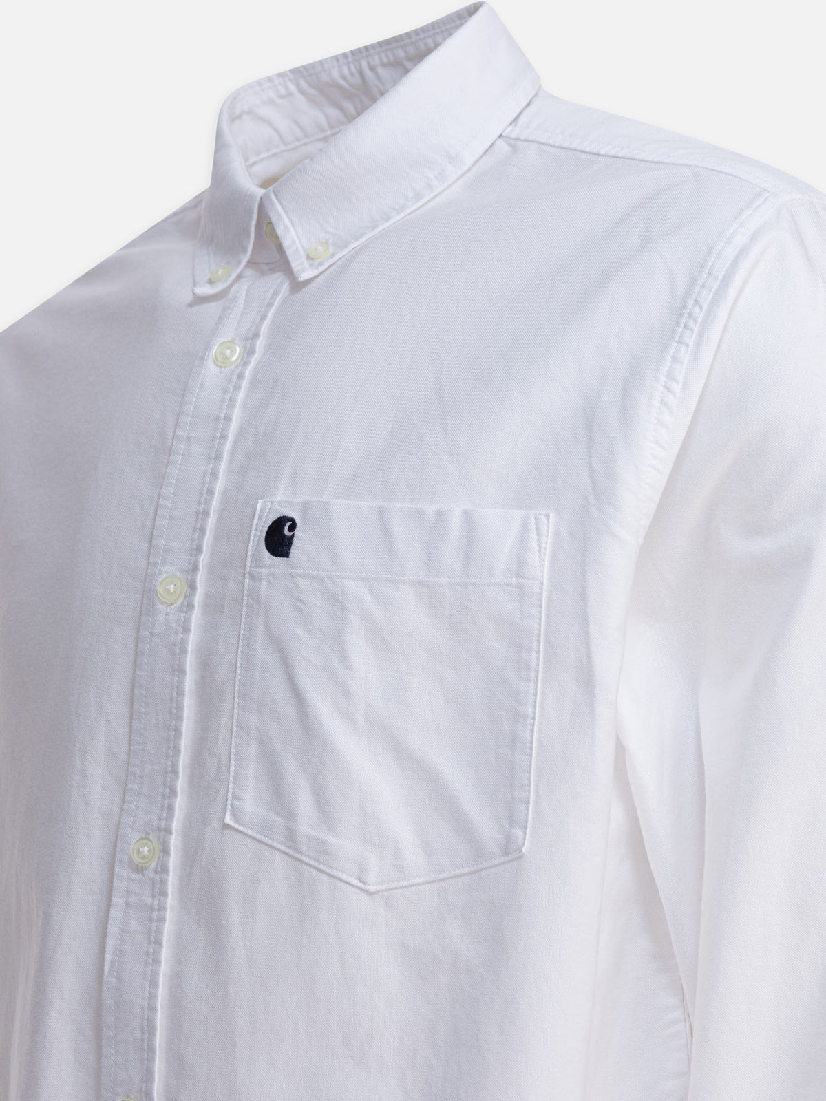 Carhartt WIP "L/S C-Logo" Shirt White