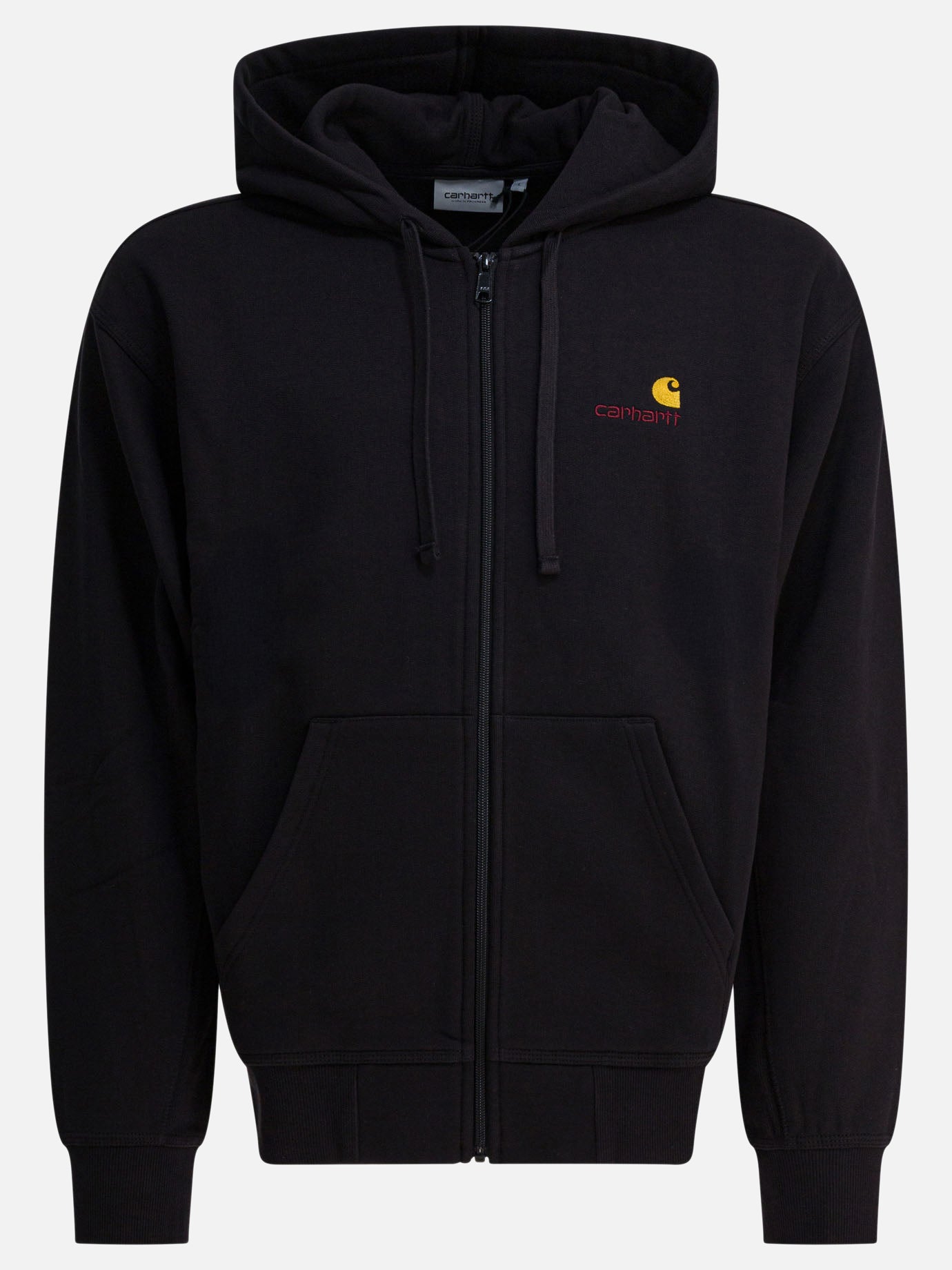 Felpe con zip Logo  Nero - Carhartt WIP Uomo | PDP | VIETTI Online Store | Zoom-Modal

