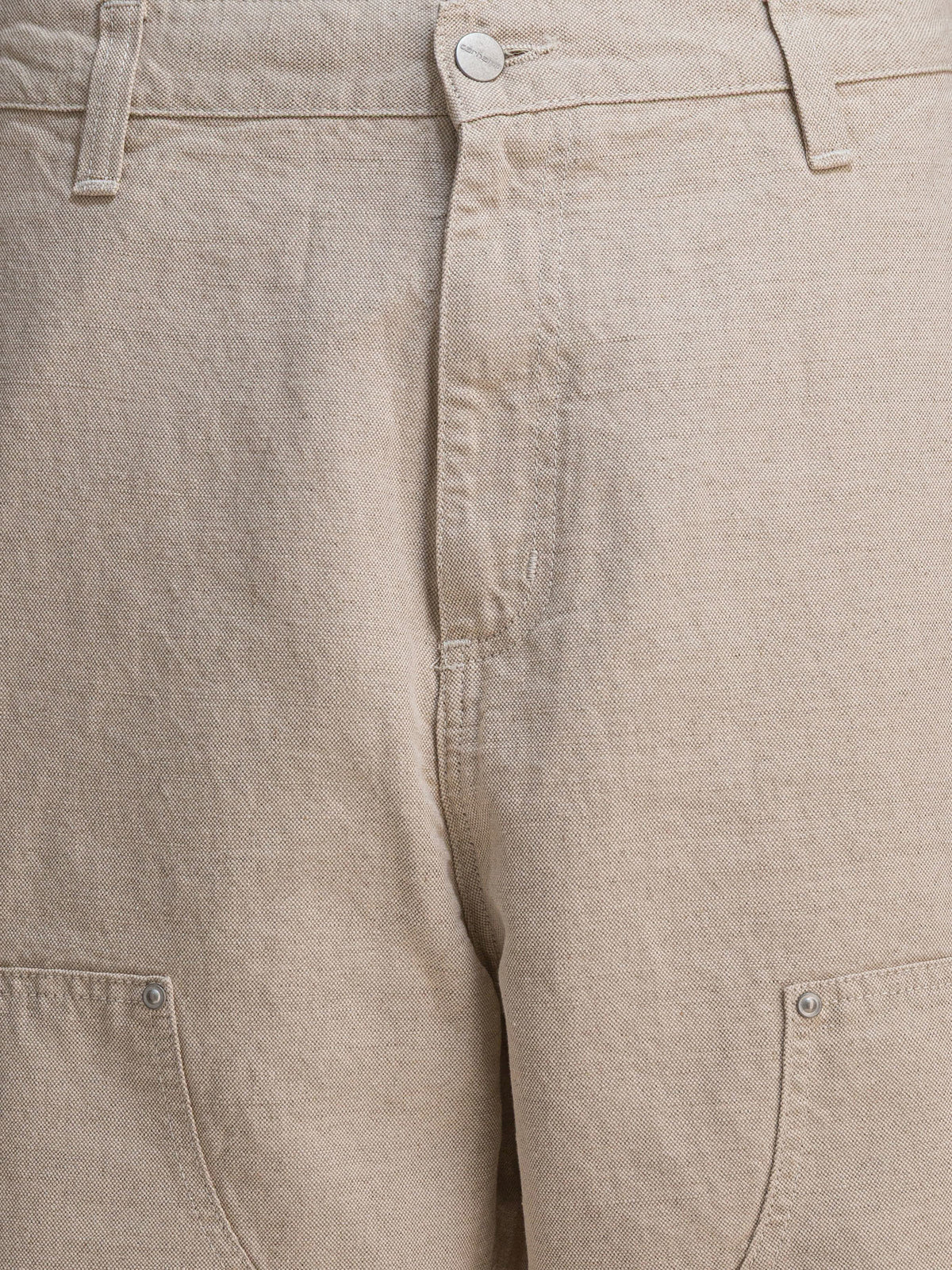 Carhartt WIP Pants "Walter Double Knee" Beige - VIETTI