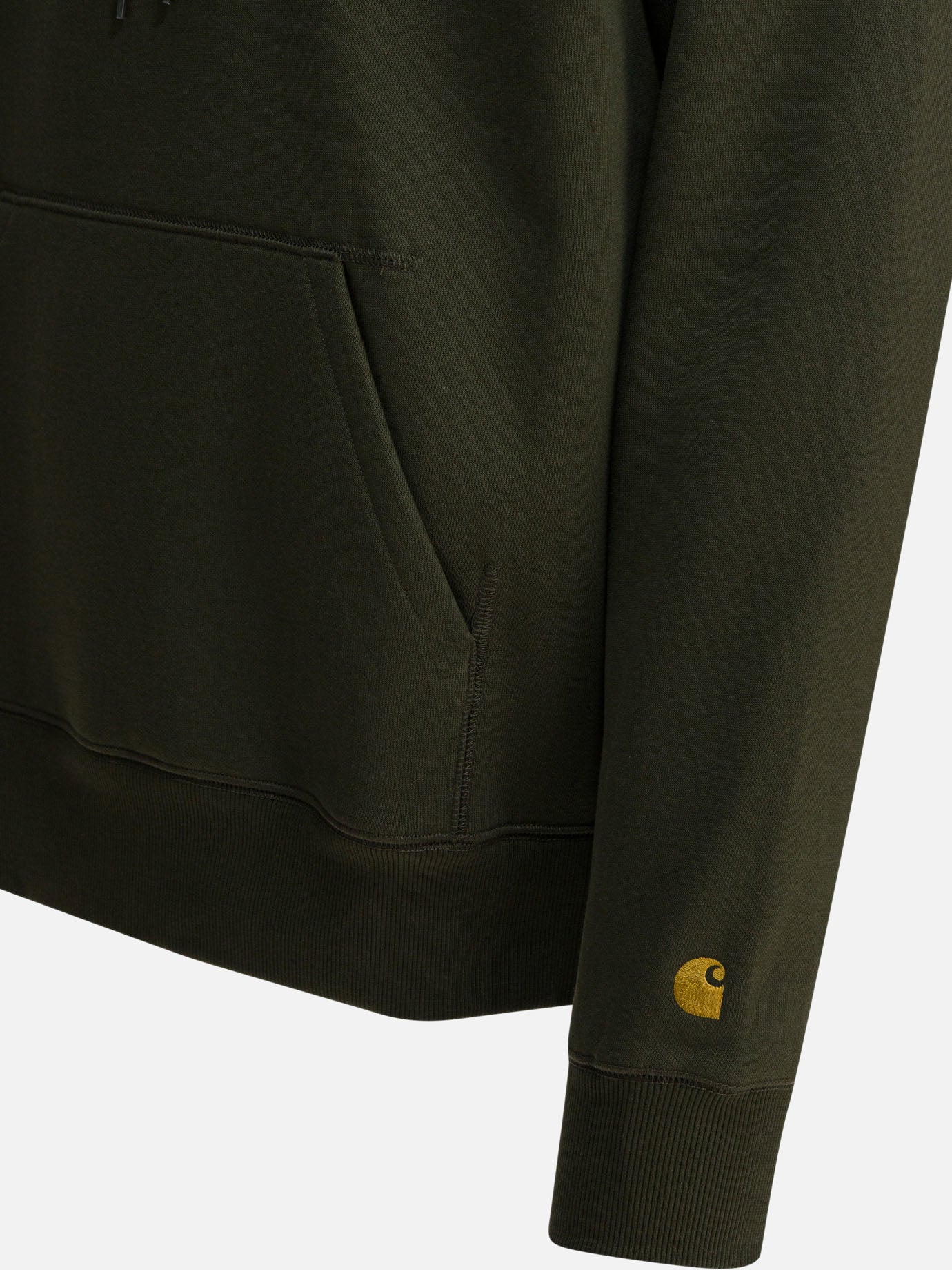 Felpe con cappuccio Solid colour  Verde - Carhartt WIP Uomo | PDP | VIETTI Online Store | thumbnail_4
