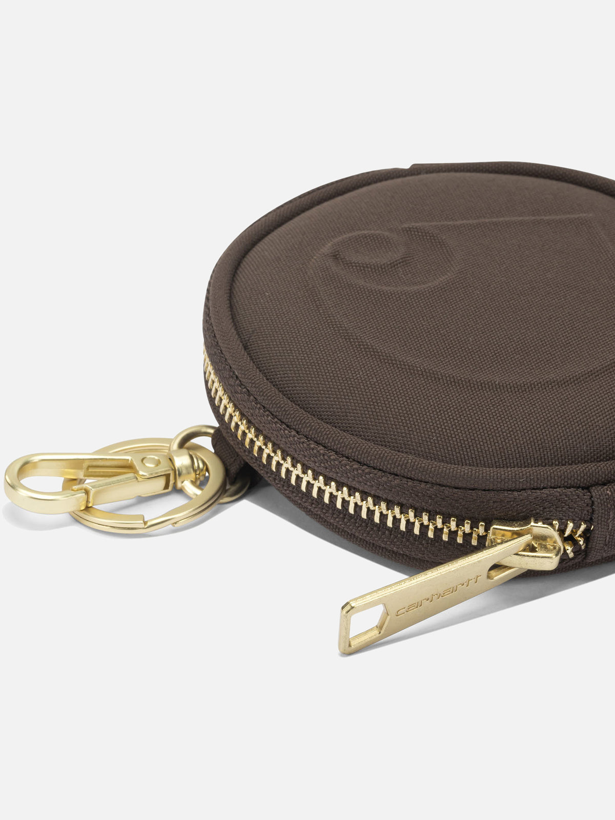 Carhartt WIP "Clarton Zip Wallet" coin purse Brown