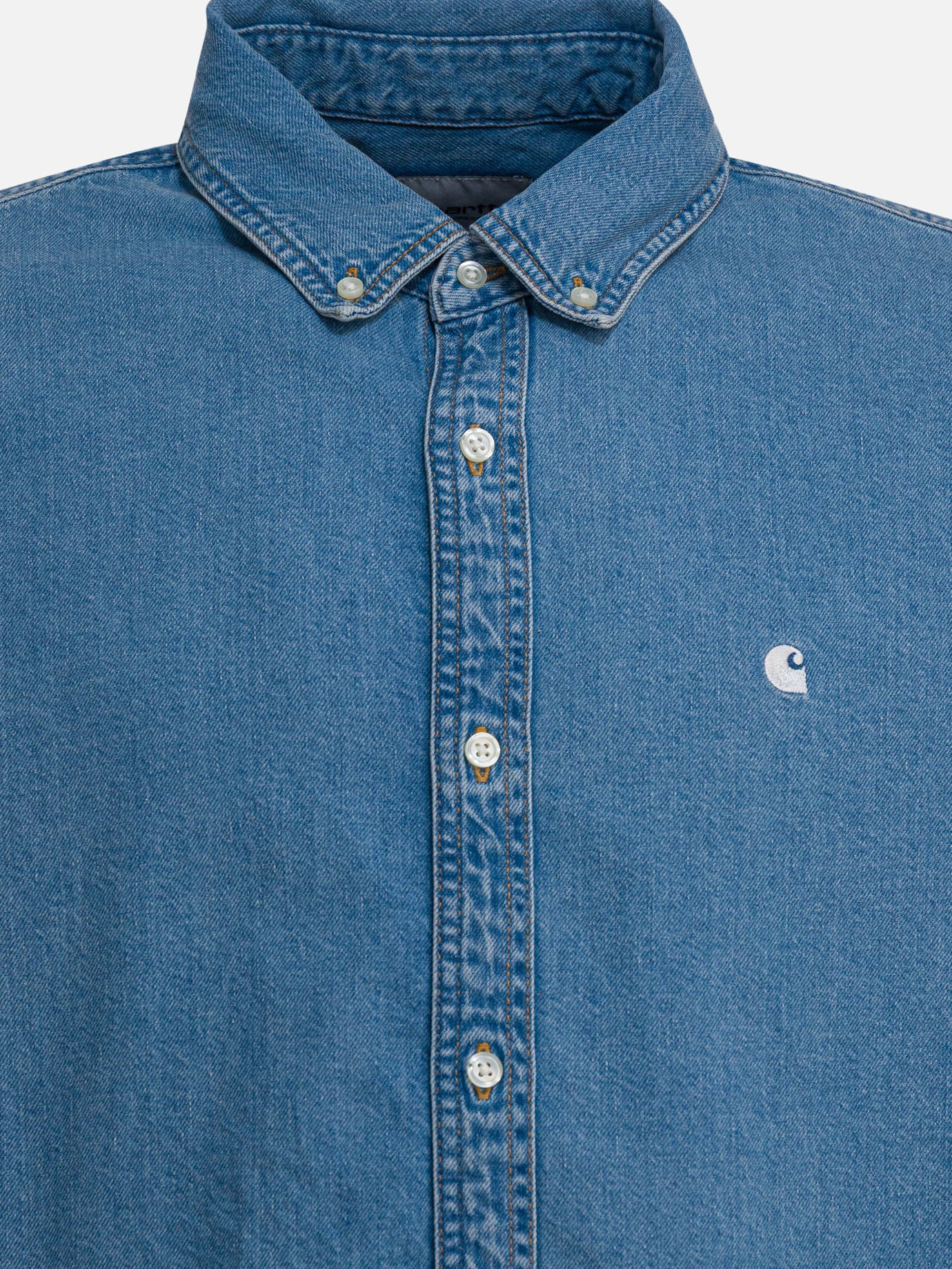 Camicie casual Logo  Blu - Carhartt WIP Uomo | PDP | VIETTI Online Store | Zoom-Modal_3
