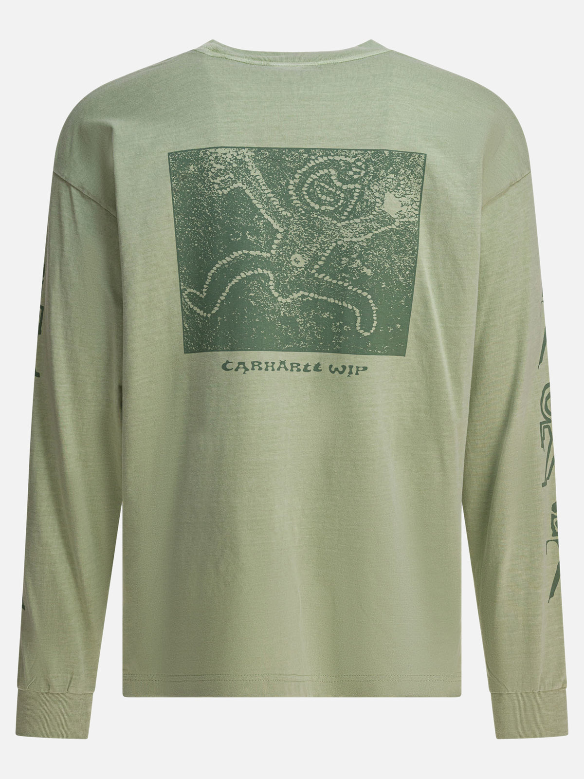 Carhartt WIP "L/S Terrestrial" T-shirt Green - VIETTI