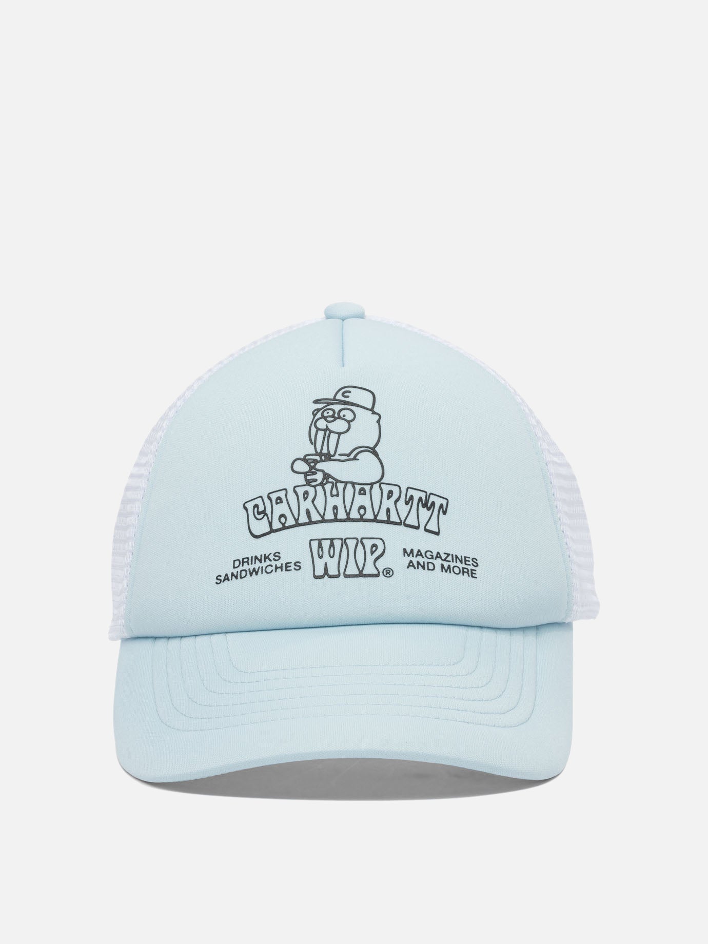 Cappelli trucker 100% polyester  Blu - Carhartt WIP Uomo | PDP | VIETTI Online Store | Zoom-Modal
