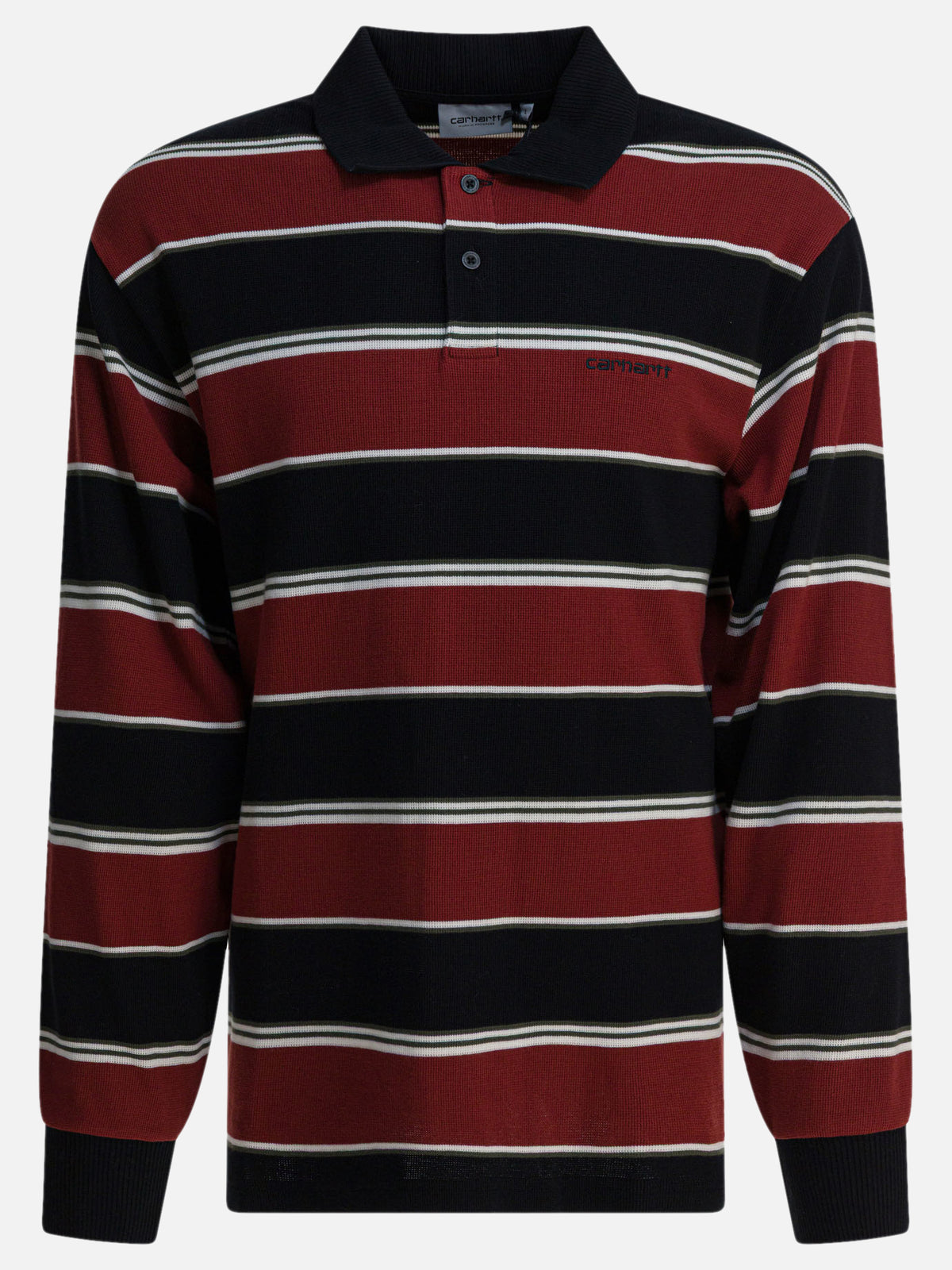 Carhartt WIP "L/S Malone Rugby" polo shirt Red