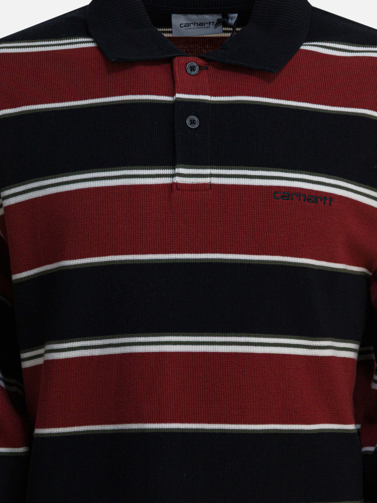 Carhartt WIP "L/S Malone Rugby" polo shirt Red