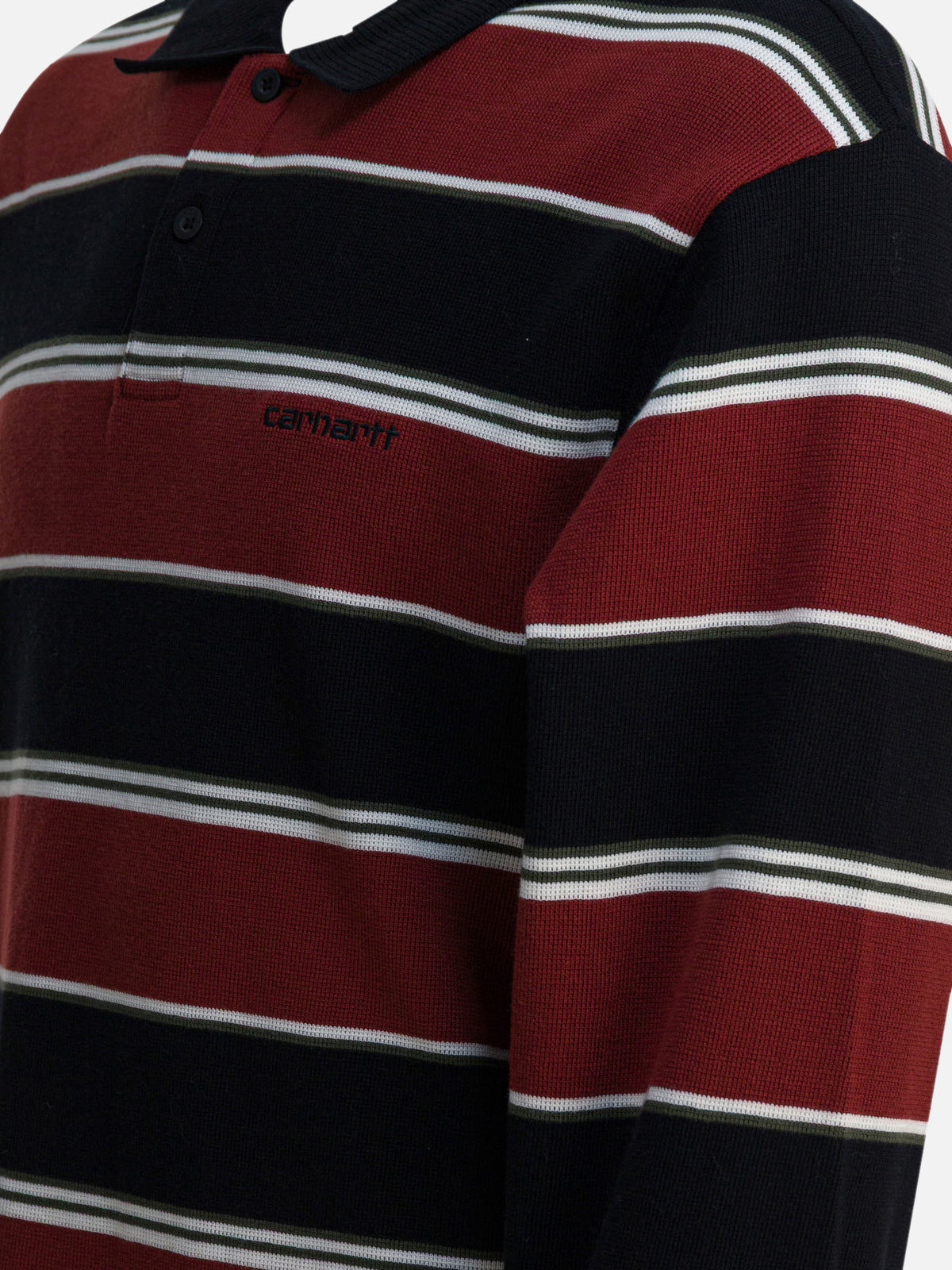 Carhartt WIP "L/S Malone Rugby" polo shirt Red - VIETTI
