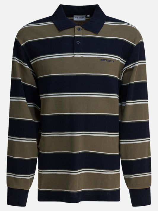 Polo con bottoni Striped  Verde - Carhartt WIP Uomo | PLP | VIETTI Online Store 
