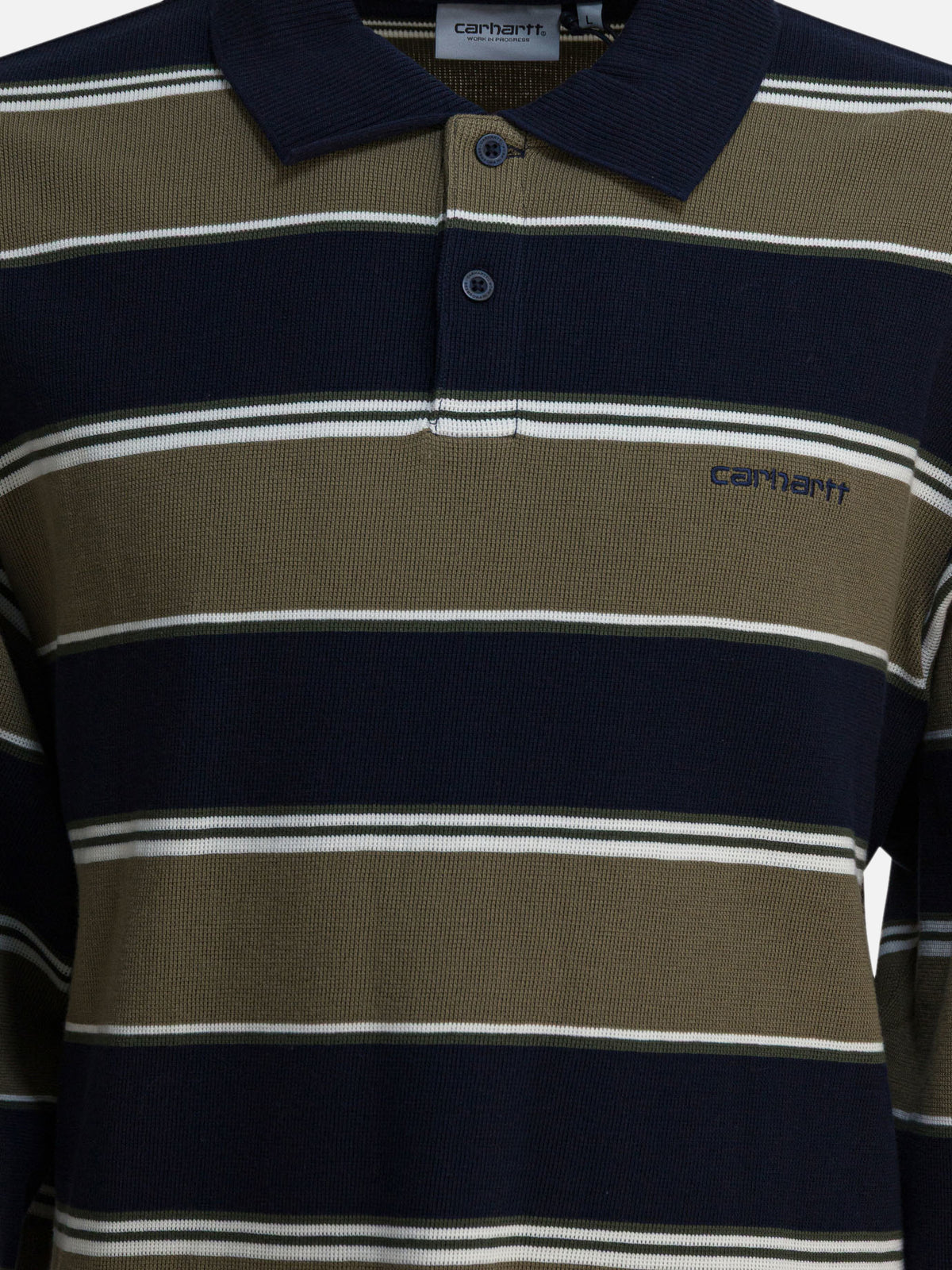 Carhartt WIP "L/S Malone Rugby" polo shirt Green - VIETTI