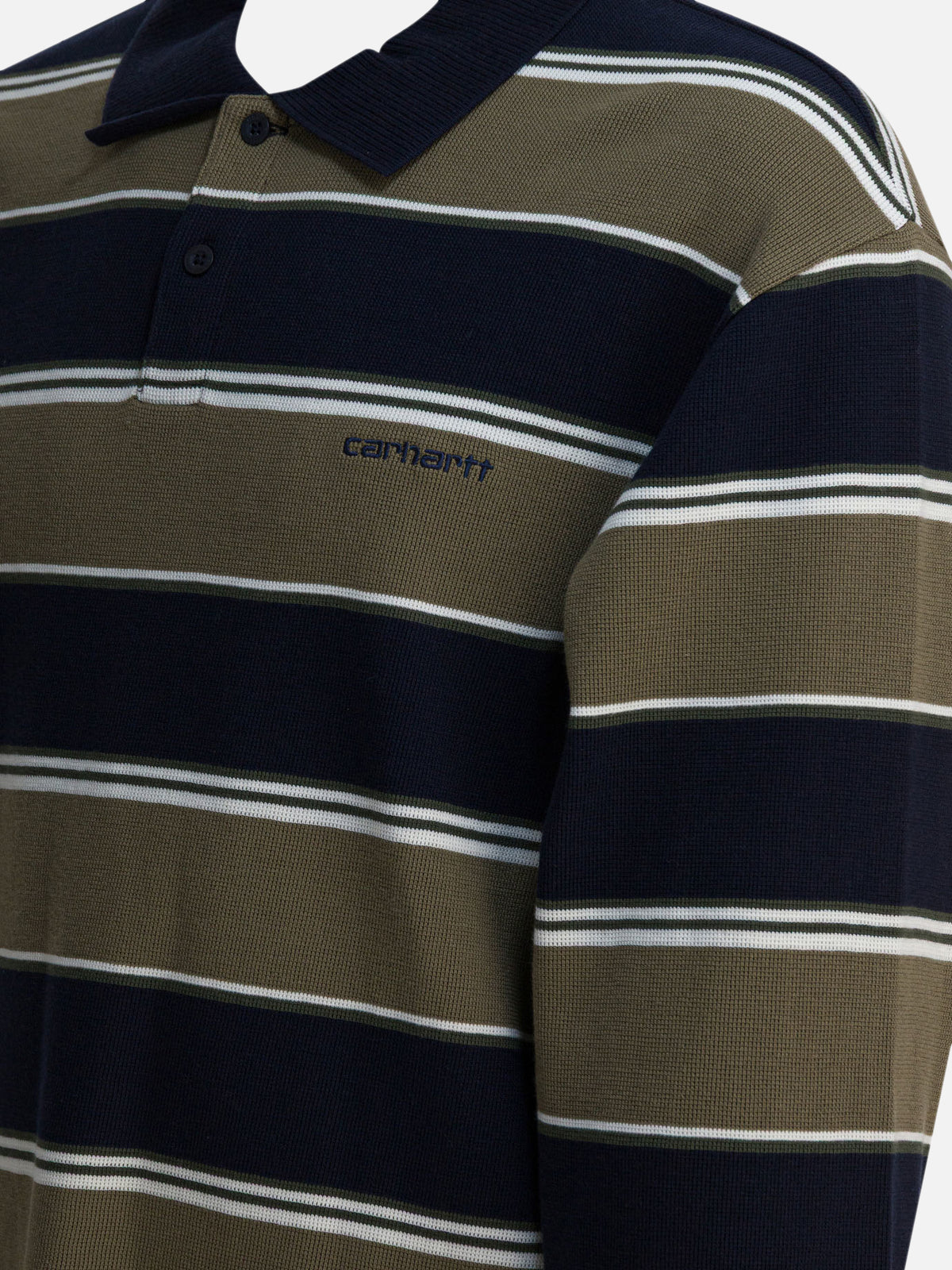 Carhartt WIP "L/S Malone Rugby" polo shirt Green - VIETTI