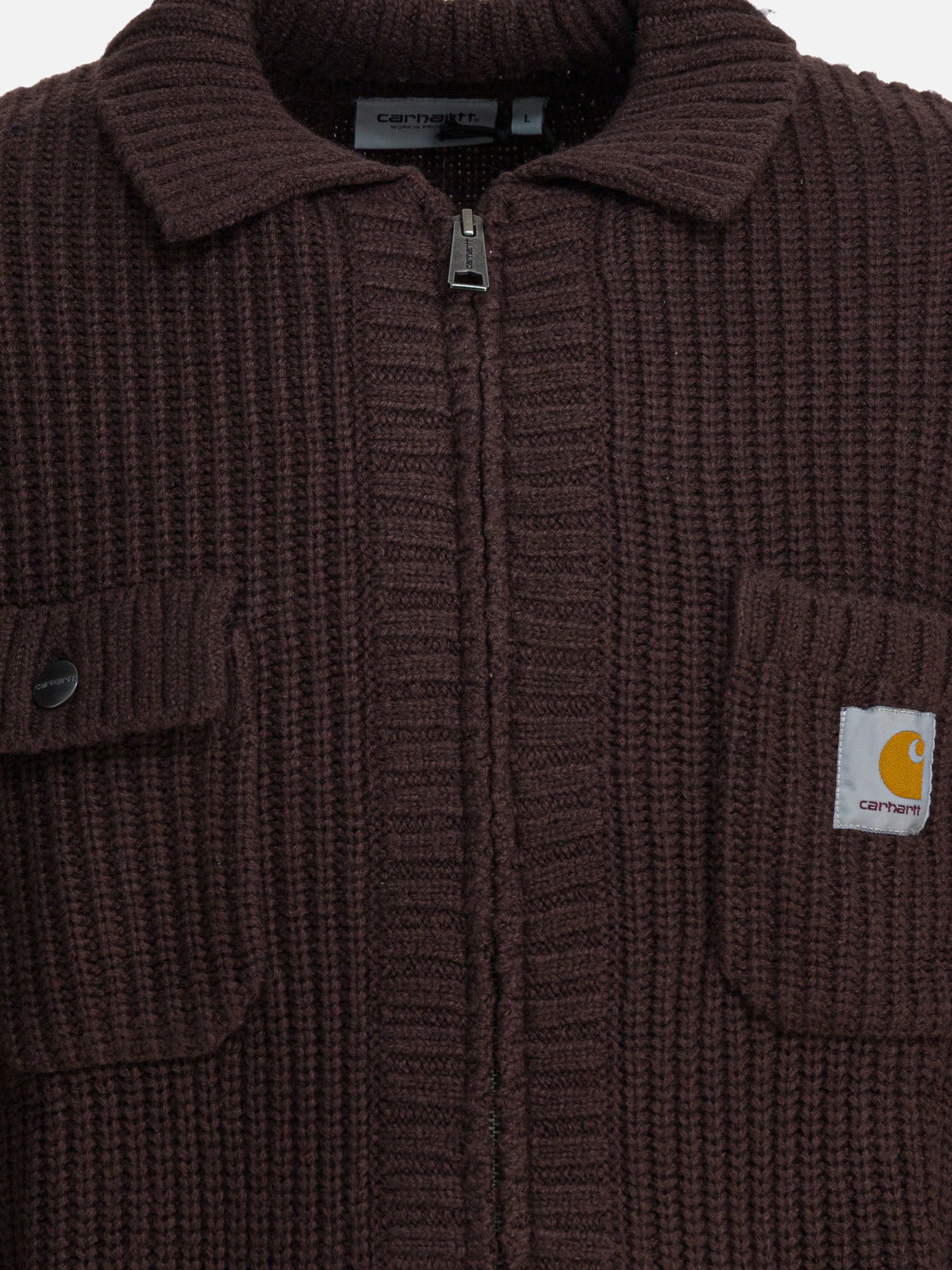 Quilted & Utility Jackets Logo  Brown - Carhartt WIP Men | PDP | VIETTI Online Store | thumbnail_3