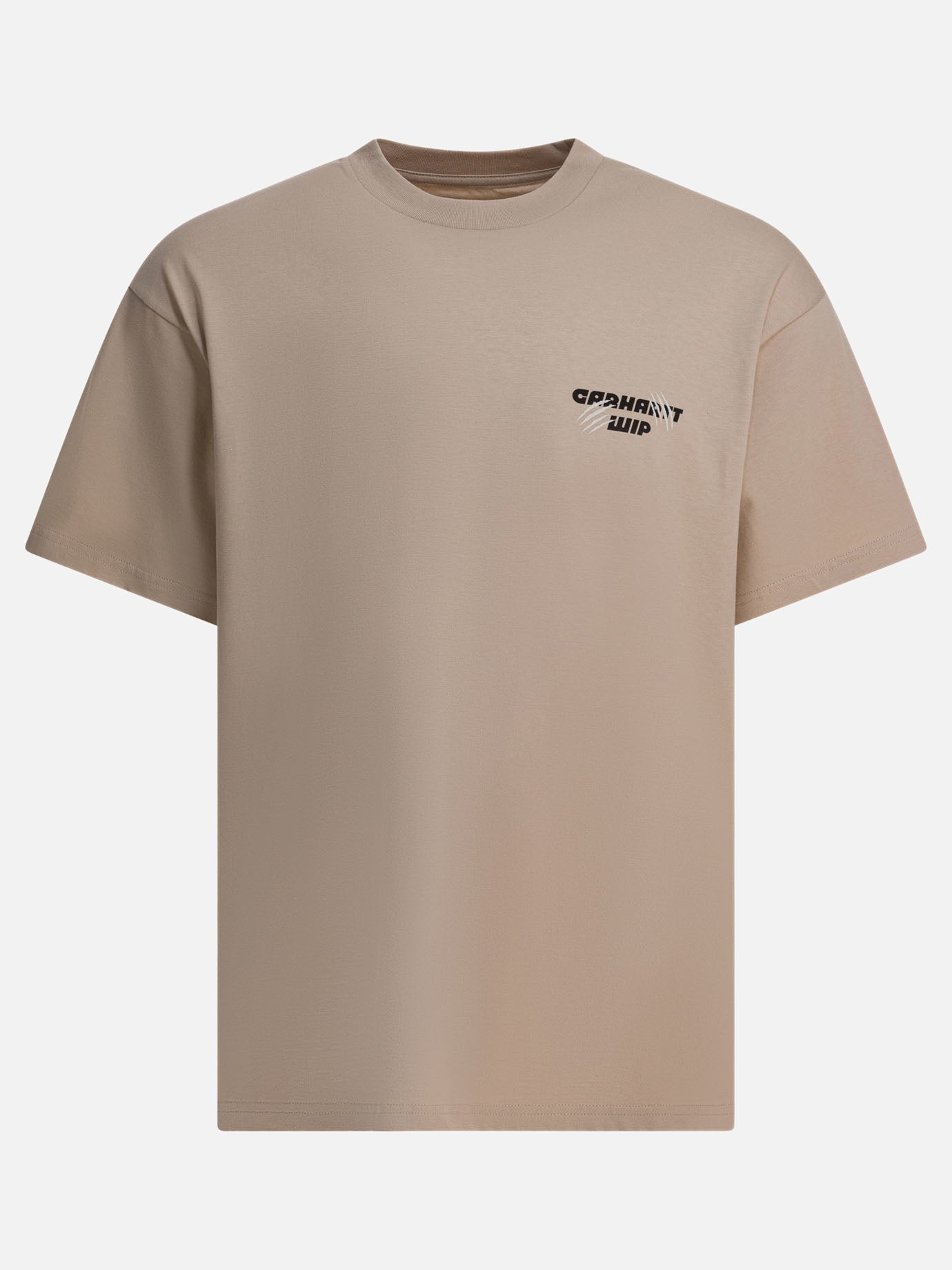 T-shirt girocollo Logo  Beige - Carhartt WIP Uomo | PDP | VIETTI Online Store | thumbnail