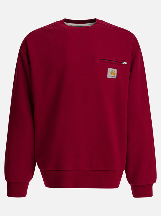 Felpe girocollo Logo  Rosso - Carhartt WIP Uomo | VIETTI Online Store 
