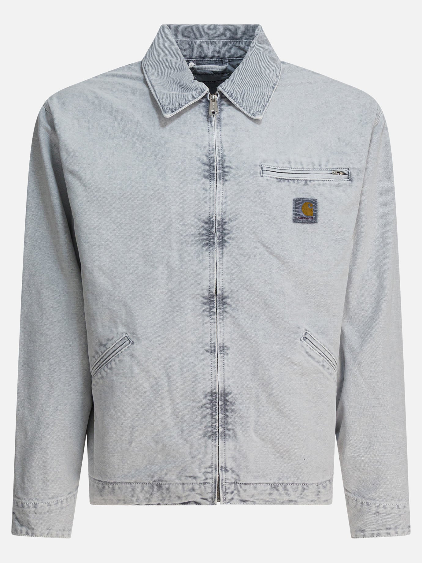 Giacche in denim Logo  Azzurro - Carhartt WIP Uomo | PDP | VIETTI Online Store | Zoom-Modal
