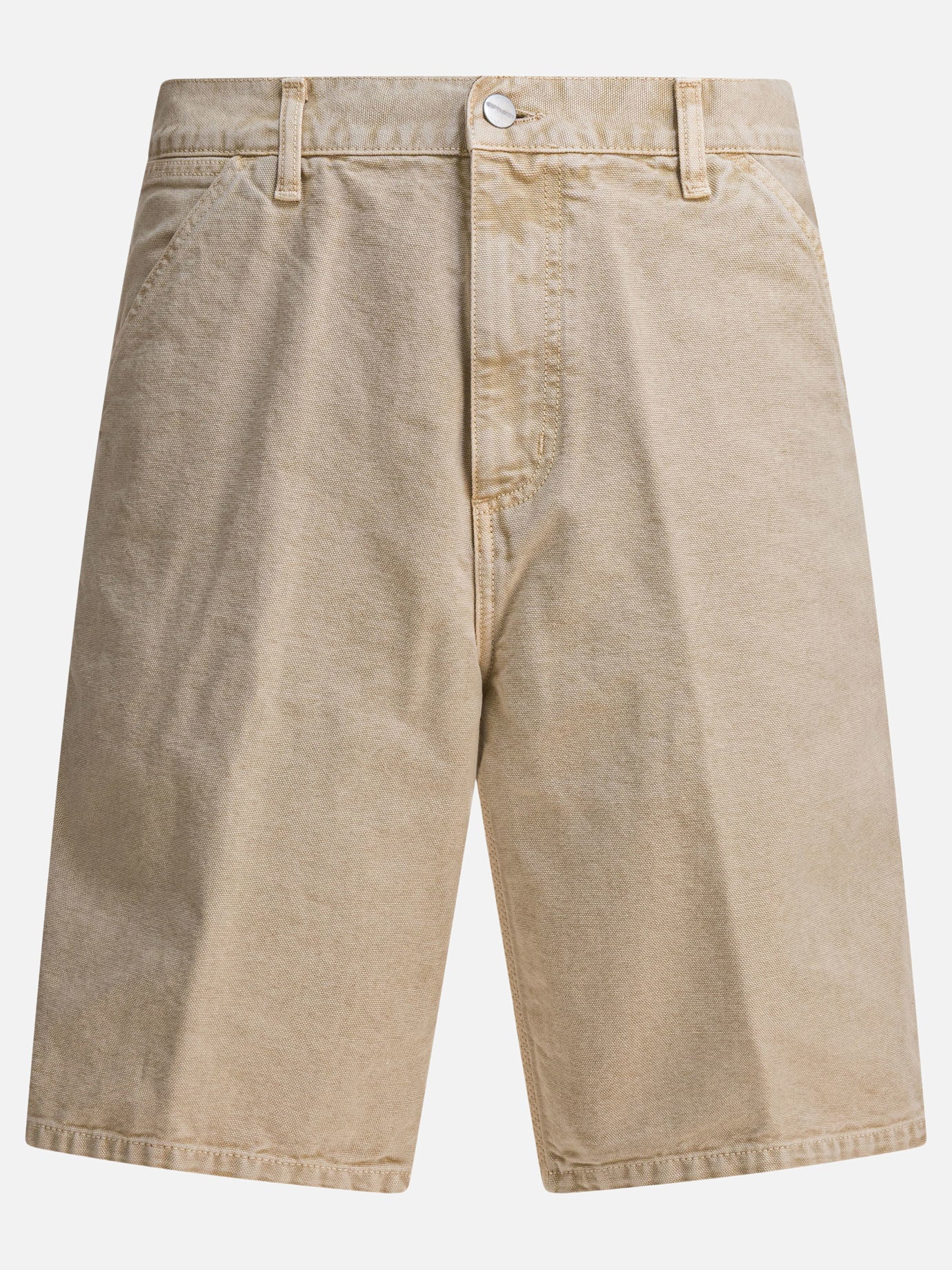 Utility shorts Solid colour  Beige - Carhartt WIP Men | PDP | VIETTI Online Store | thumbnail