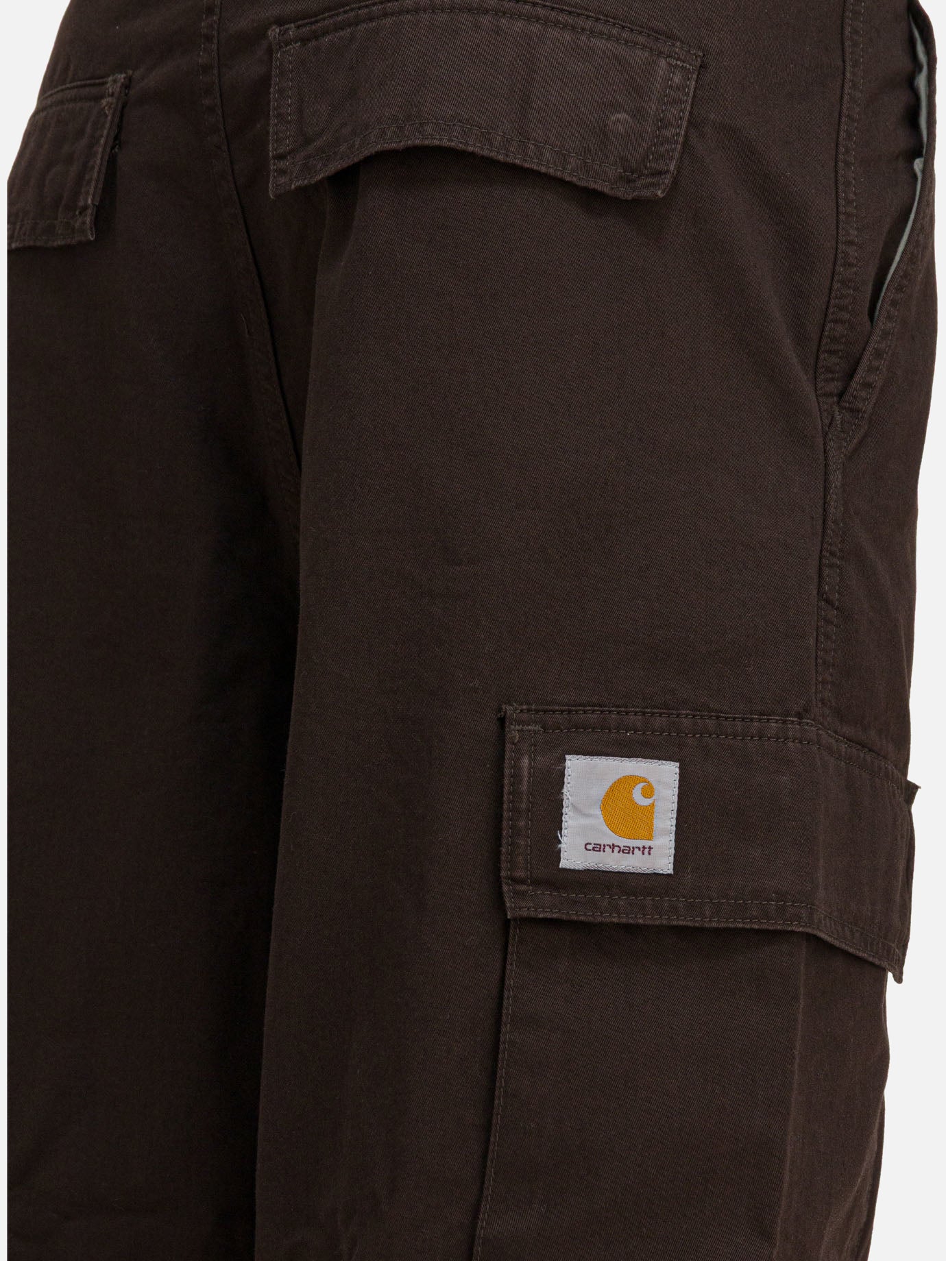 Cargo & parachute trousers Solid colour  Brown - Carhartt WIP Men | PDP | VIETTI Online Store | thumbnail_4