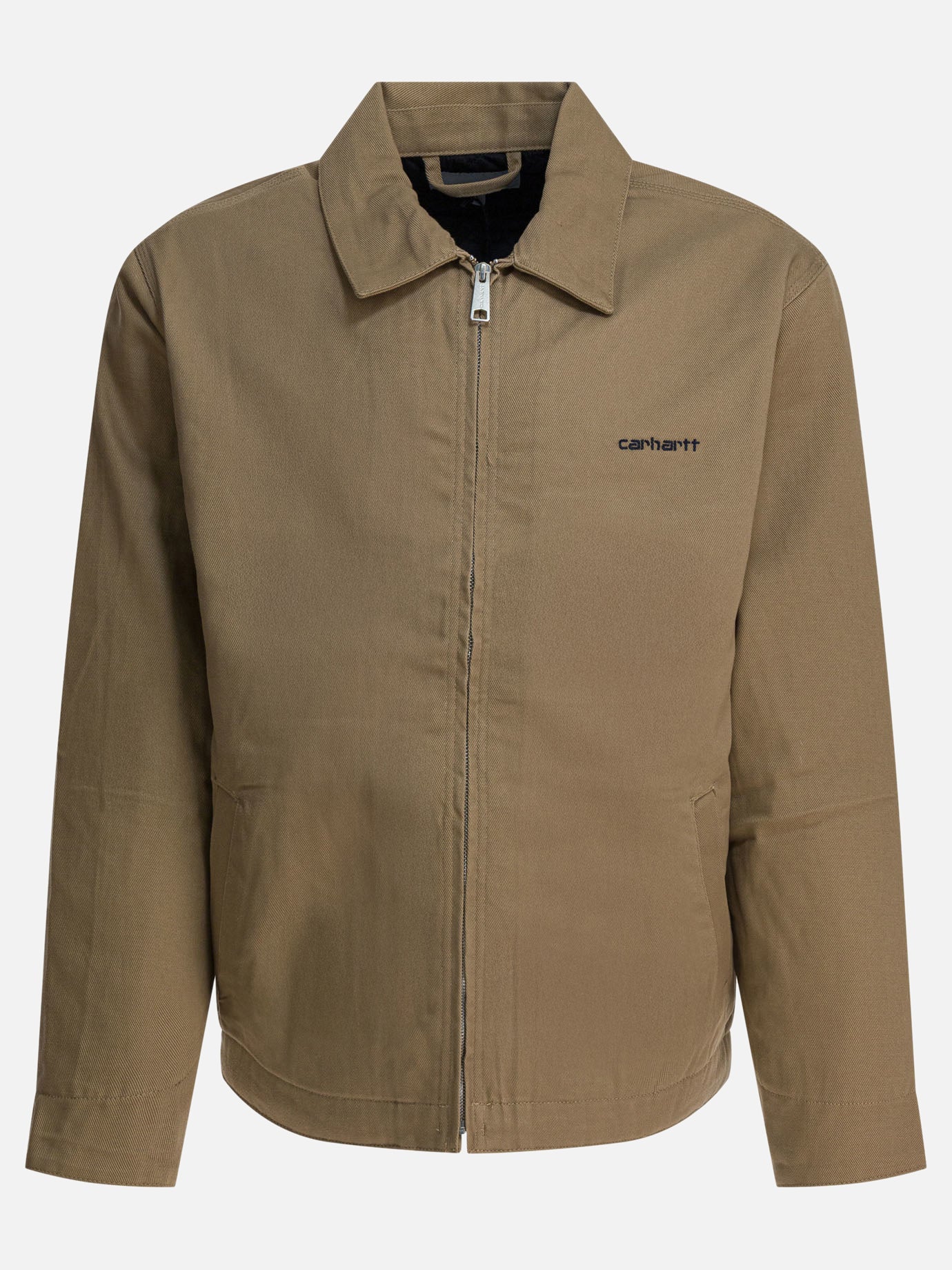 Giacche leggere & Trapuntate Logo  Beige - Carhartt WIP Uomo | PDP | VIETTI Online Store | thumbnail