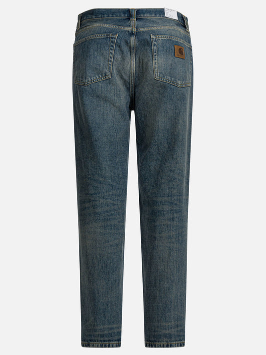 Jeans a gamba larga Solid colour  Blu - Carhartt WIP Uomo | PDP | VIETTI Online Store | 2

