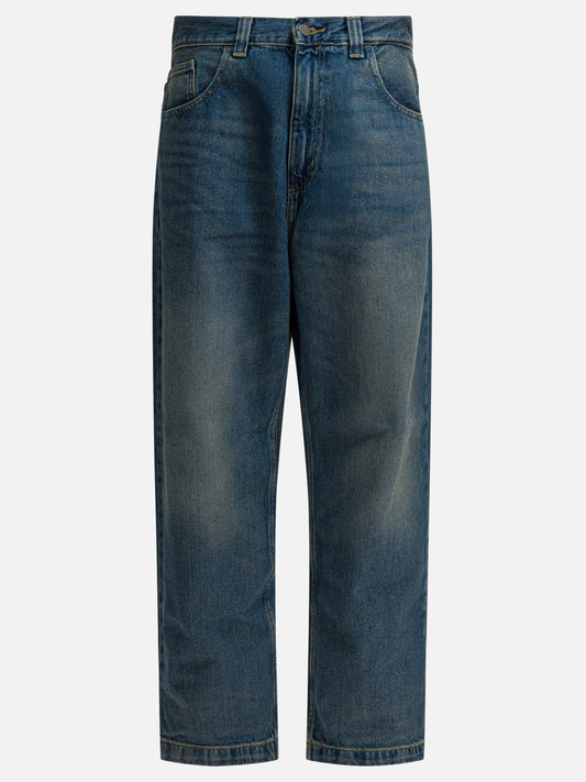 Jeans a gamba larga Solid colour  Blu - Carhartt WIP Uomo | PLP | VIETTI Online Store 
