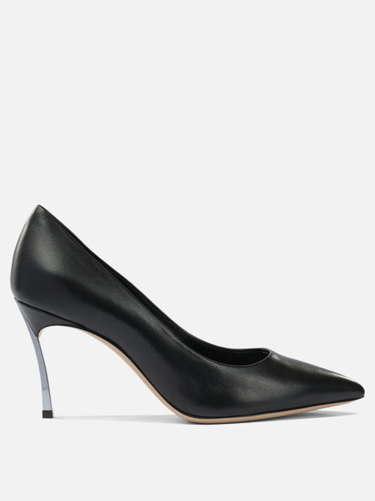 Décolleté 100% leather - 100% leather  Nero - Casadei Donna | PLP | VIETTI Online Store 
