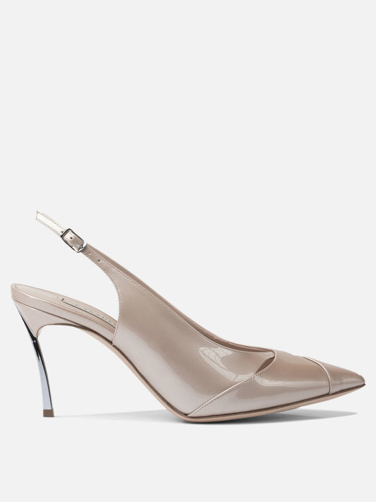 Slingbacks 100% leather - 100% leather  Pink - Casadei Women | VIETTI Online Store 
