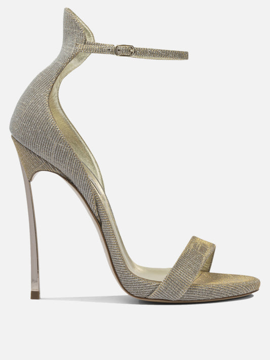 Heeled sandals 1LG50D125MTRINI  Silver - Casadei Women | VIETTI Online Store 

