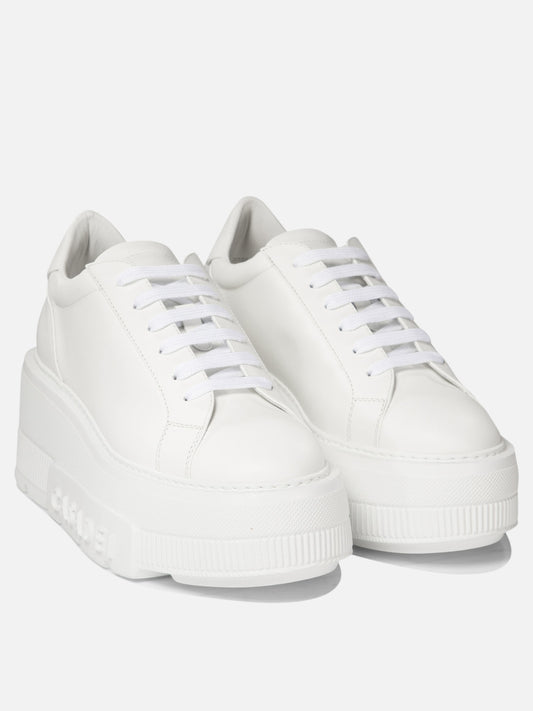 Sneaker basse 100% leather - 100% rubber  Bianco - Casadei Donna | PDP | VIETTI Online Store | 2
