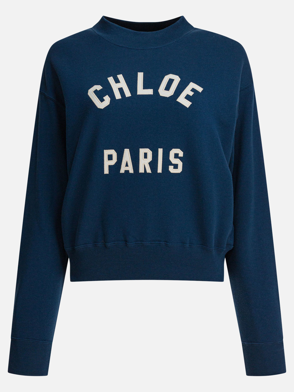 Chloé Sweatshirt with logo Blue