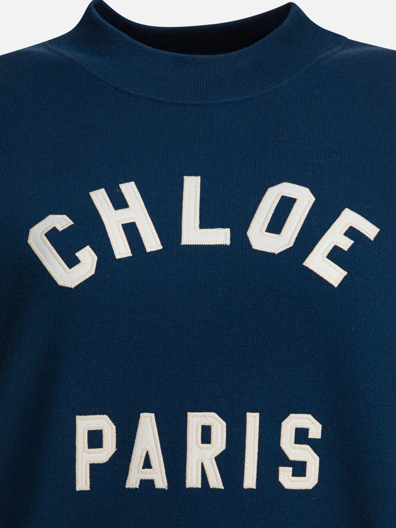 Felpe girocollo Logo  Blu - Chloé Donna | PDP | VIETTI Online Store | thumbnail_3