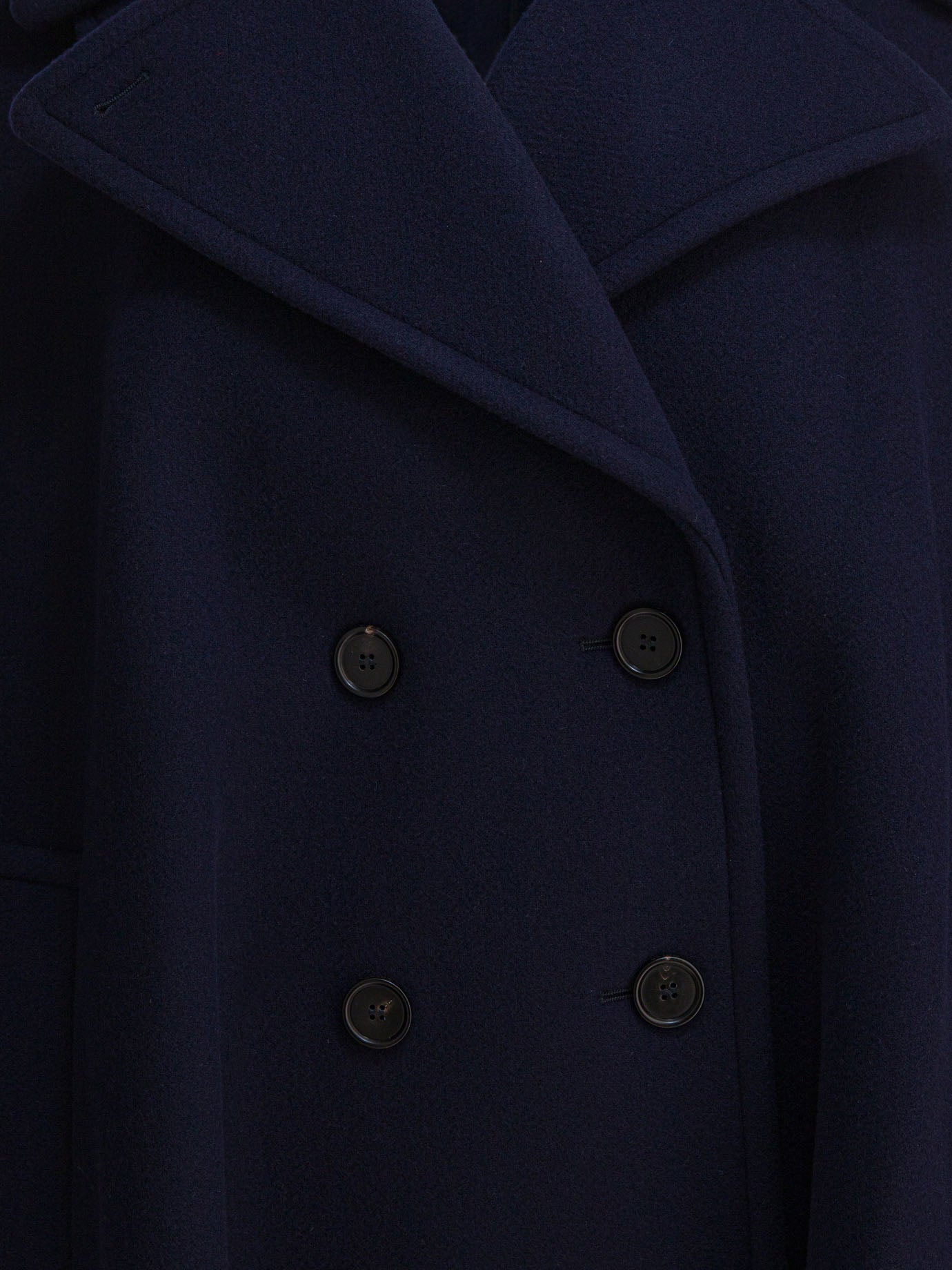 Chloé Double-breasted wool coat Blue - Women | VIETTI Online