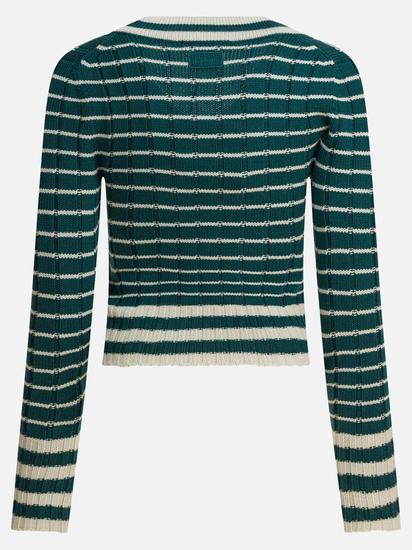 V neck sweaters Striped  Green - Chloé Women | PDP | VIETTI Online Store | thumbnail_2