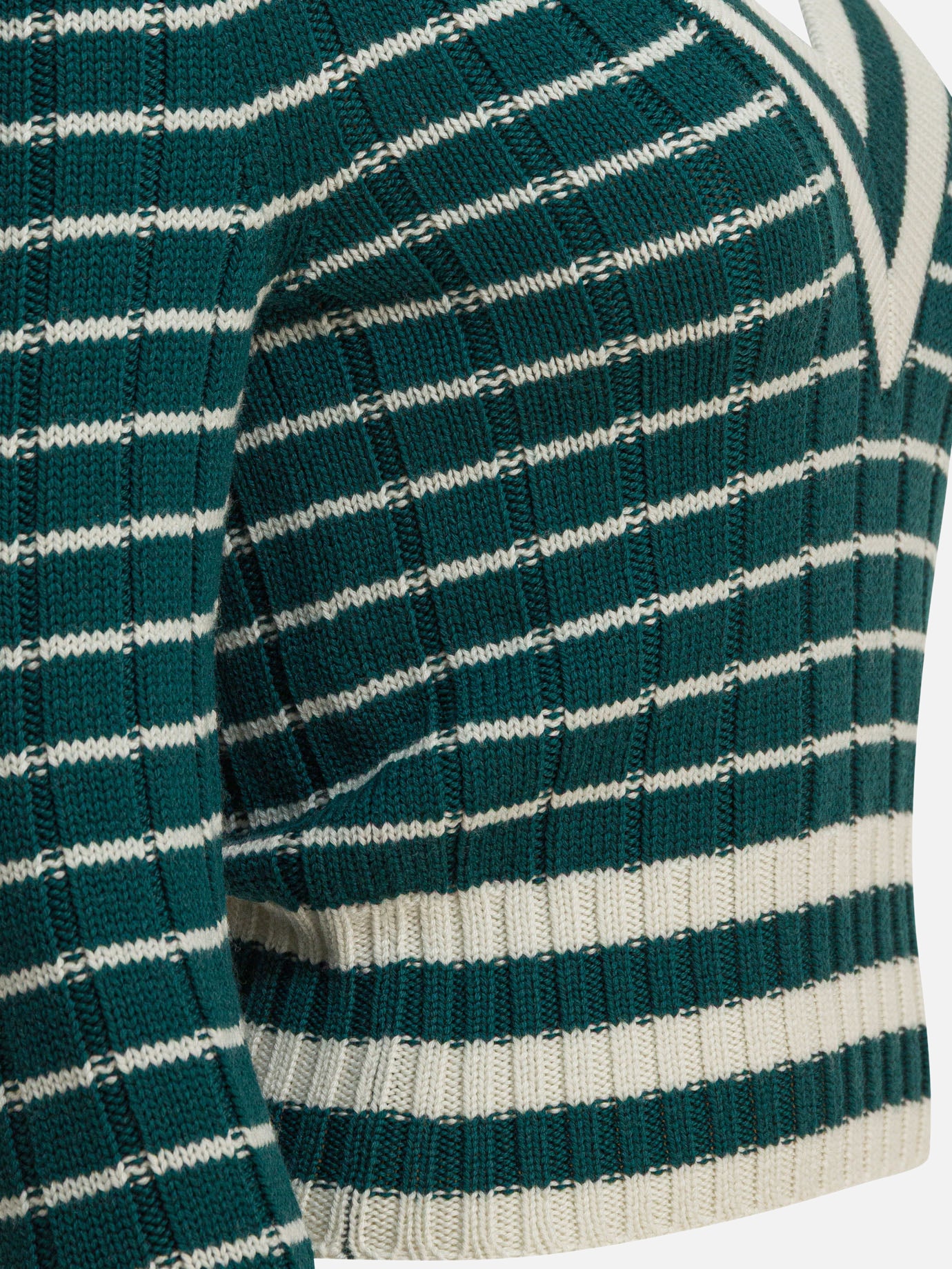 V neck sweaters Striped  Green - Chloé Women | PDP | VIETTI Online Store | thumbnail_4