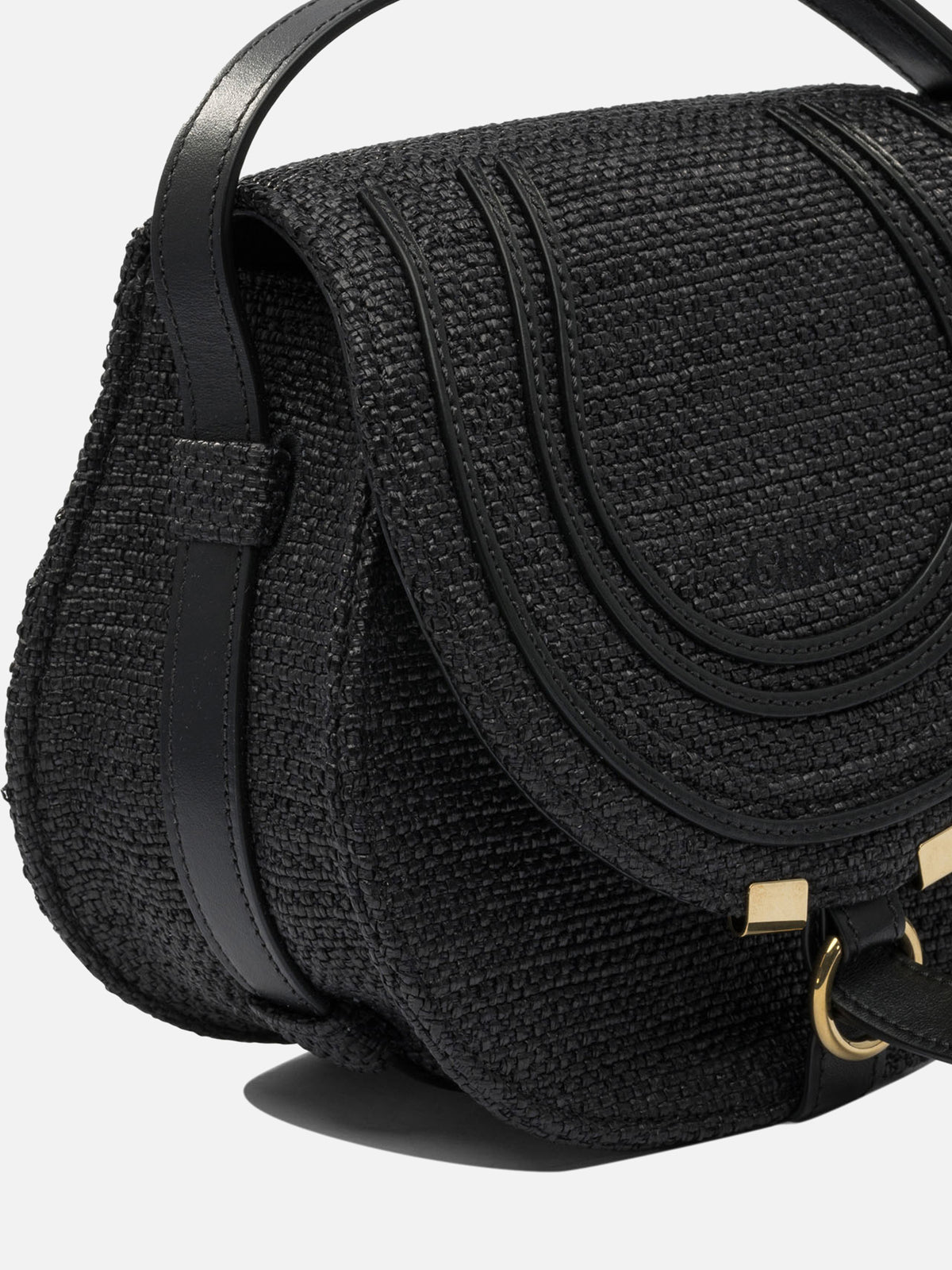 Chloé "Saddle Marcie" crossbody bag Black - VIETTI