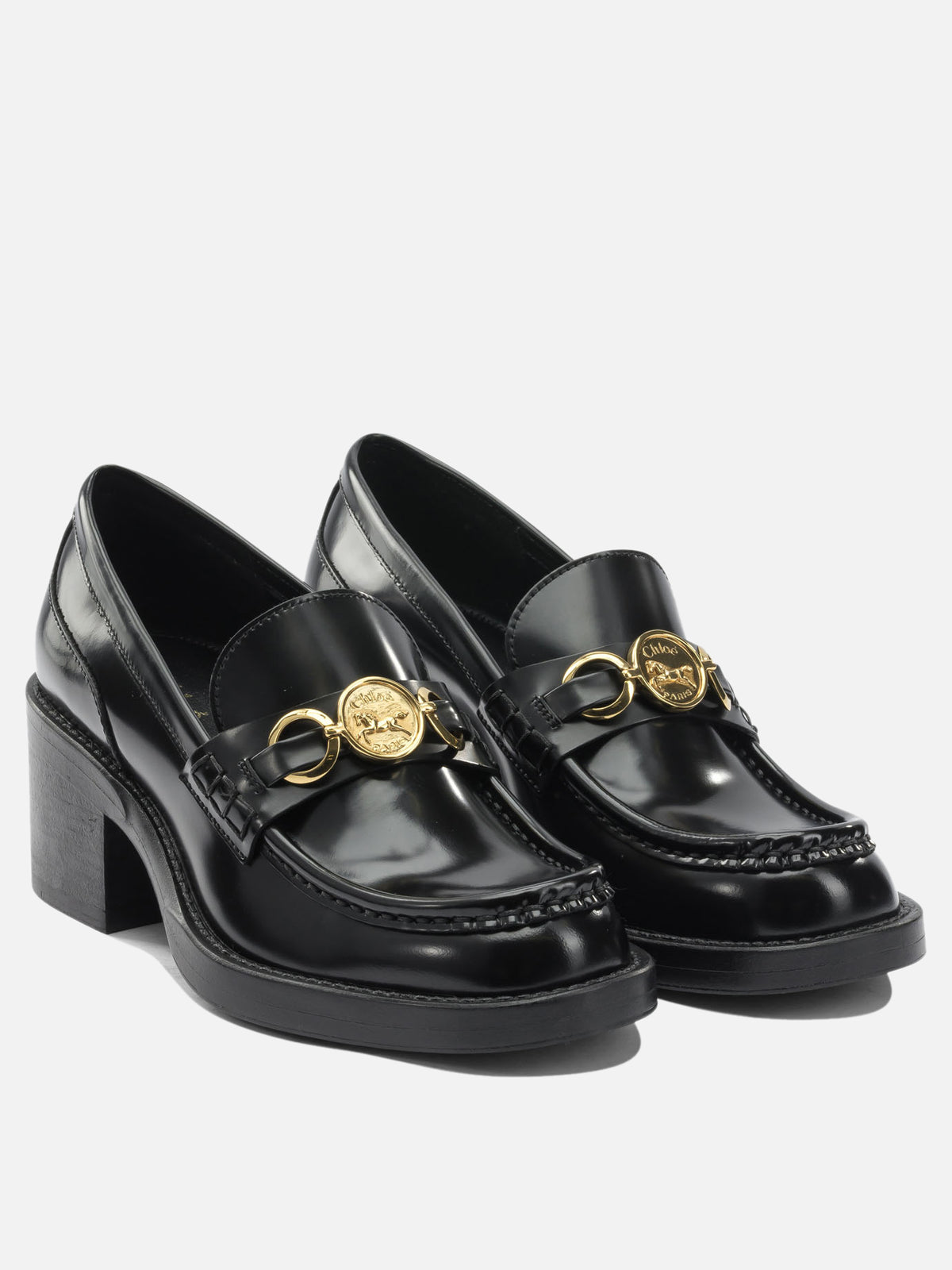 Chloé "Dakota" 60mm loafers Black - VIETTI