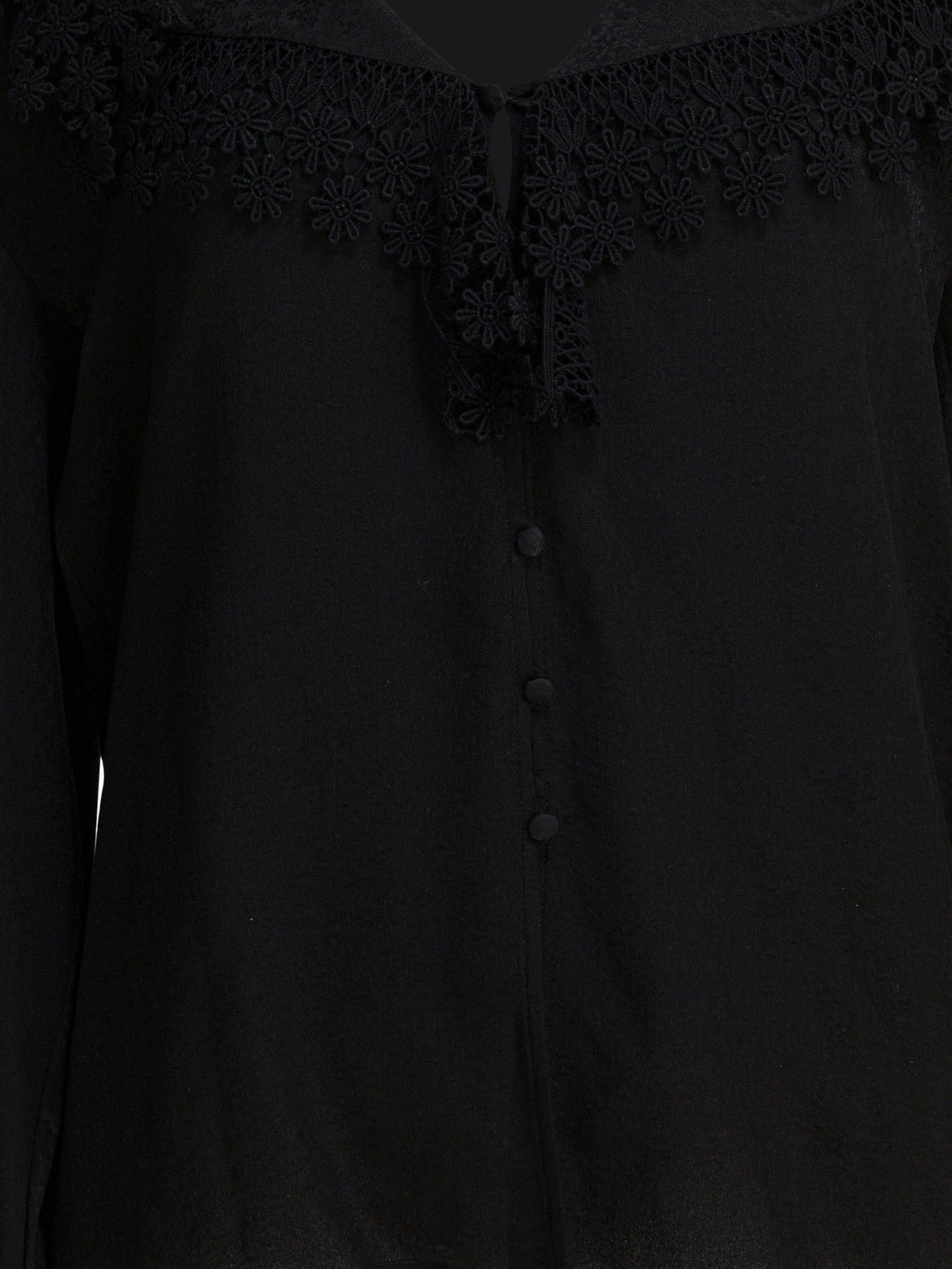 Camicie casual Solid colour  Nero - Chloé Donna | PDP | VIETTI Online Store | Zoom-Modal_3
