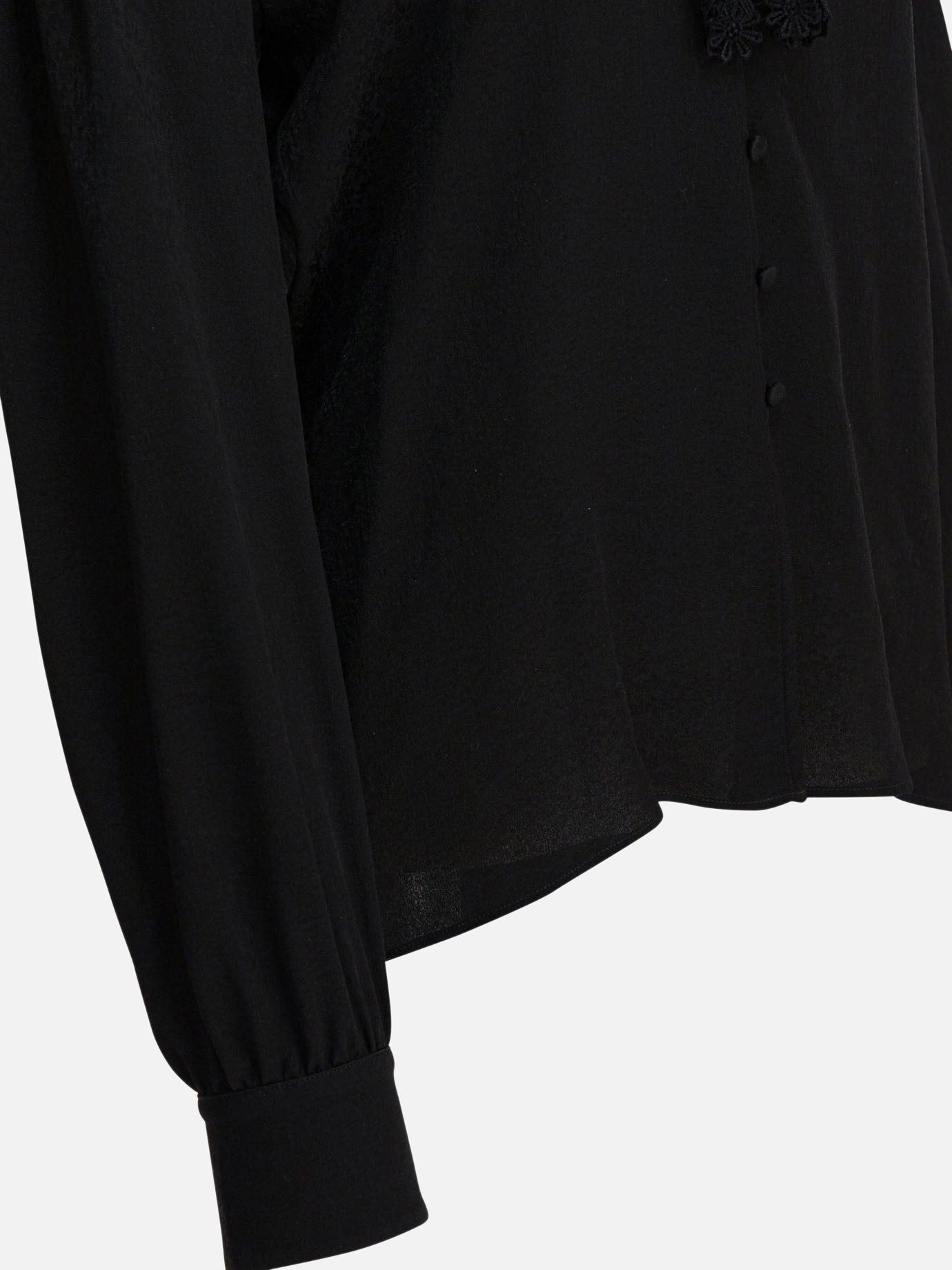 Camicie casual Solid colour  Nero - Chloé Donna | PDP | VIETTI Online Store | thumbnail_4