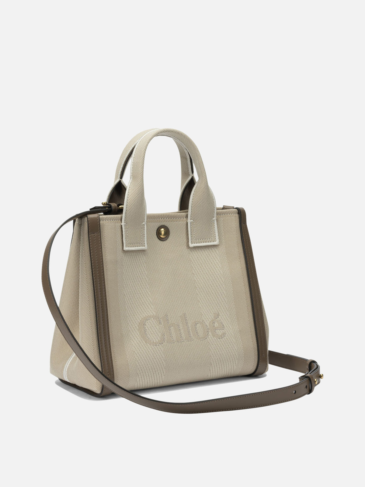 Chloé "Carry" tote shoulder bag - Beige