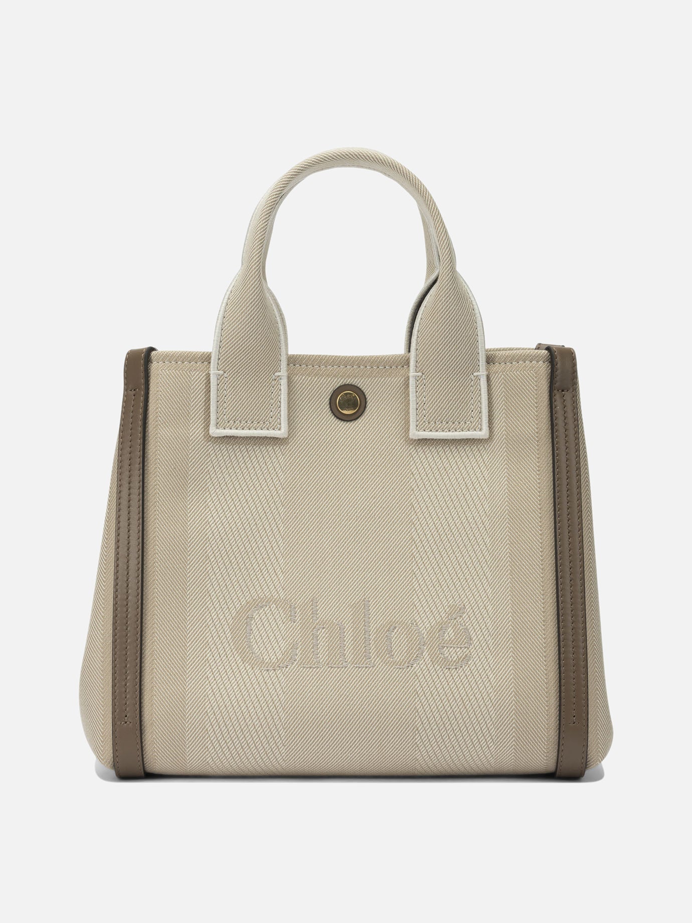 Small bags 91% recycled cotton 6% polyester 3% other fibres  Beige - Chloé Women | PDP | VIETTI Online Store | Zoom-Modal_3
