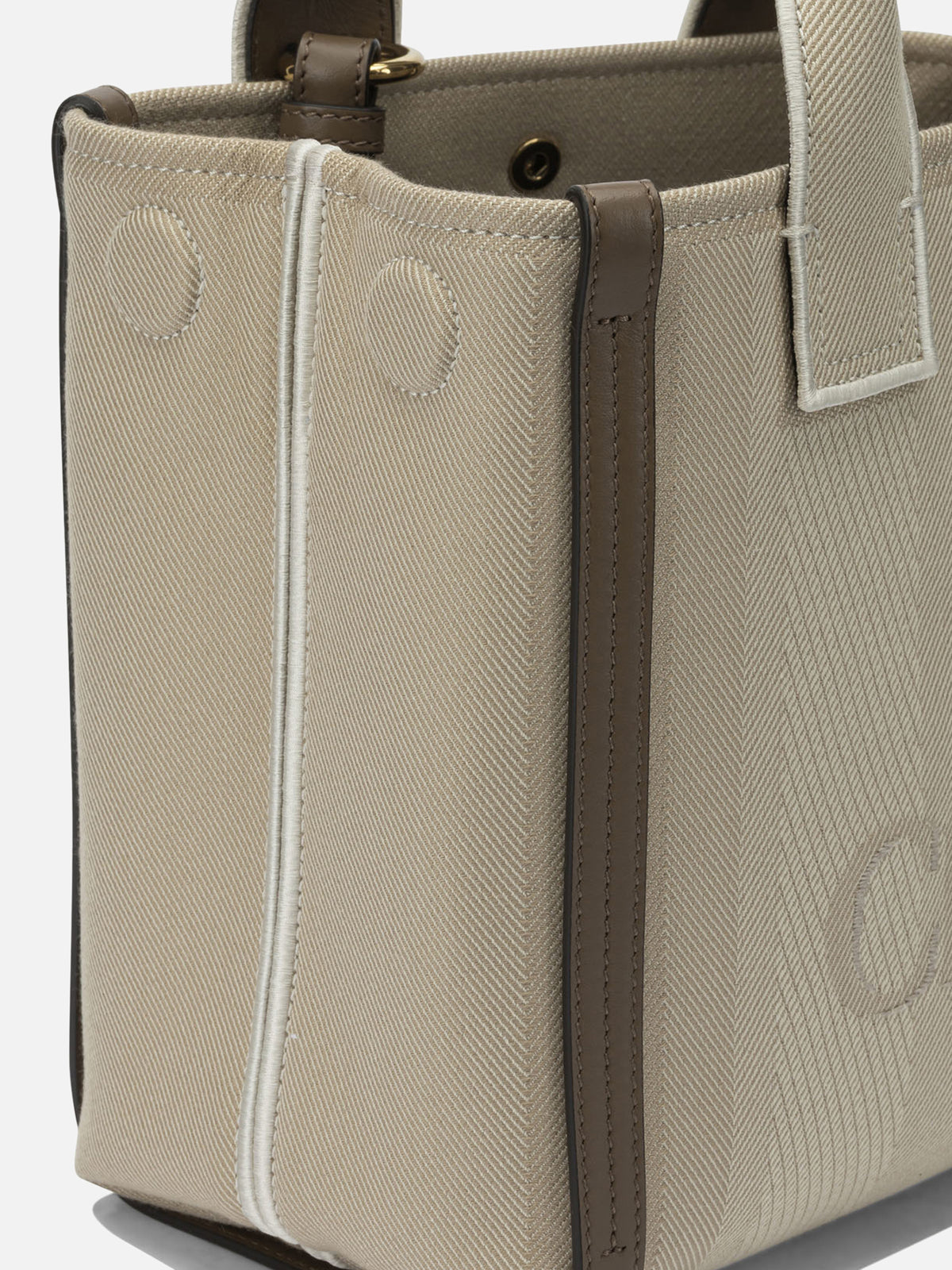 Chloé "Carry" tote shoulder bag - Beige