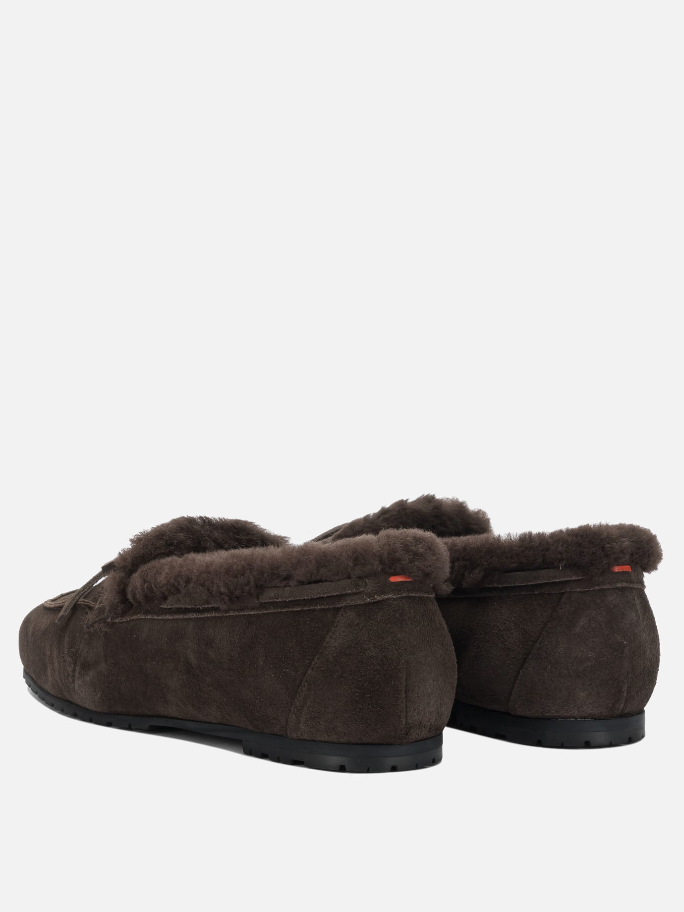 Loafers 100% cow suede leather - 100% leather  Brown - Aeyde Women | PDP | VIETTI Online Store | Zoom-Modal_4
