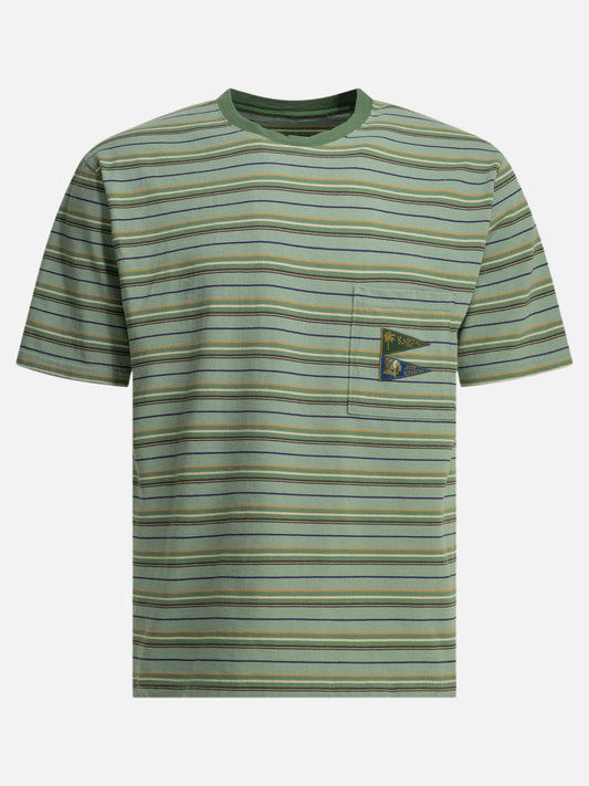 Crewneck t-shirts Striped  Green - KAPITAL Men | PDP | VIETTI Online Store 
