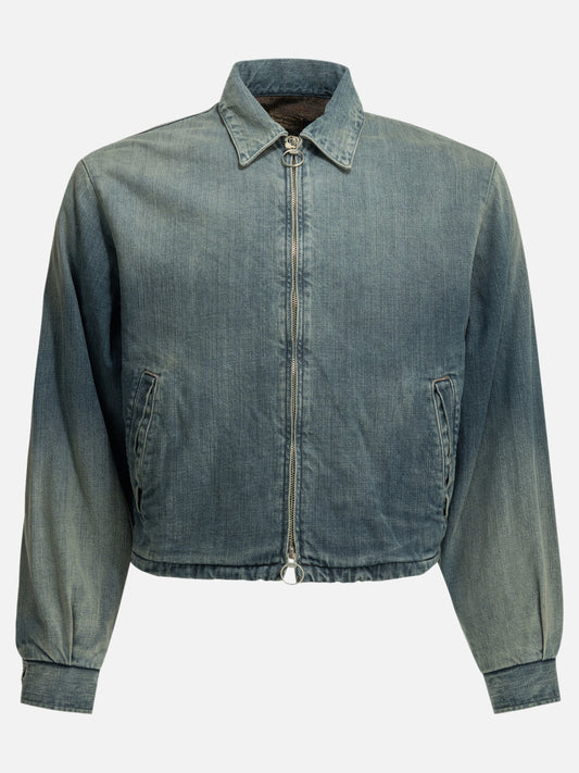 Giacche in denim Solid colour  Azzurro - KAPITAL Uomo | PLP | VIETTI Online Store 
