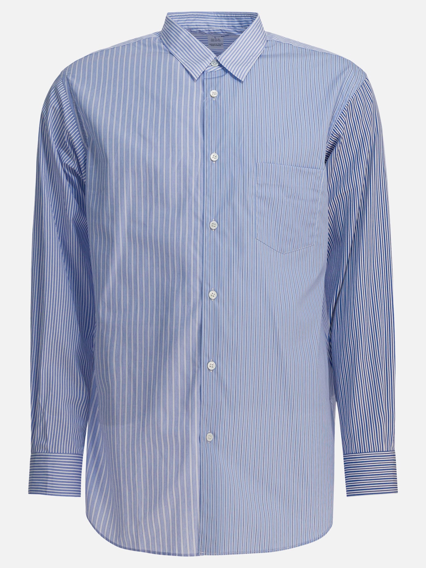 Camicie casual Striped  Azzurro - Comme Des Garçons Forever Uomo | PDP | VIETTI Online Store | thumbnail