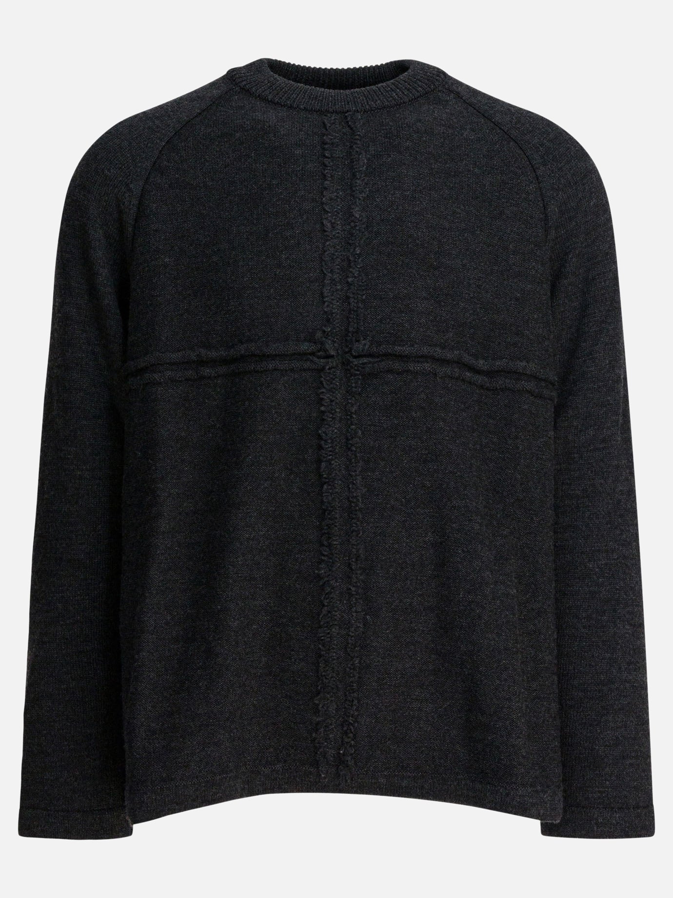 Maglioni girocollo Textured knit  Grigio - Comme Des Garçons Homme Uomo | PDP | VIETTI Online Store | thumbnail