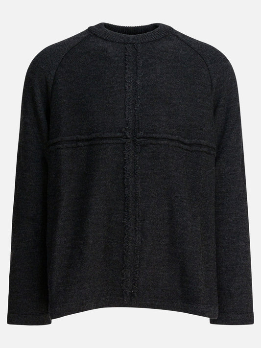 Maglioni girocollo Textured knit  Grigio - Comme Des Garçons Homme Uomo | PLP | VIETTI Online Store 
