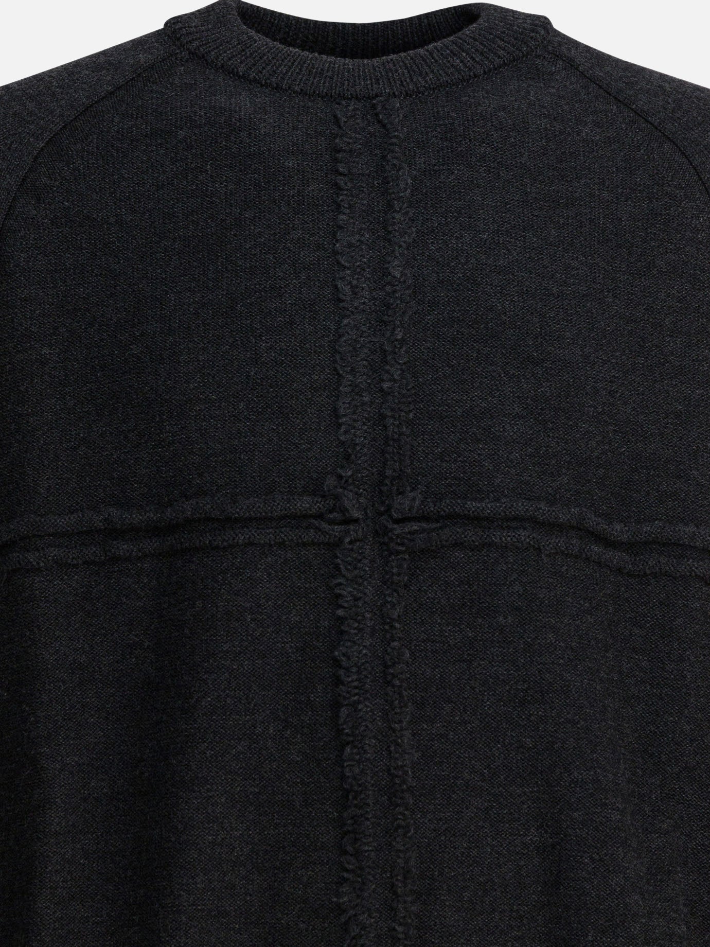 Maglioni girocollo Textured knit  Grigio - Comme Des Garçons Homme Uomo | PDP | VIETTI Online Store | thumbnail_3