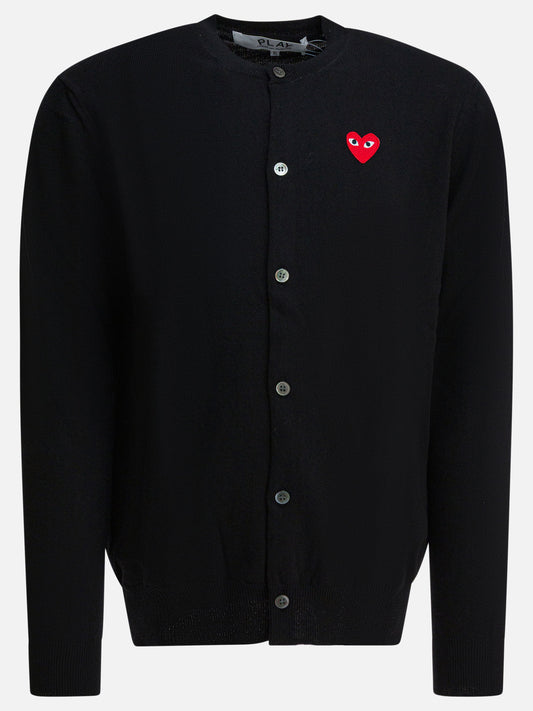 Cardigans Logo  Black - Comme Des Garçons Play Men | VIETTI Online Store 
